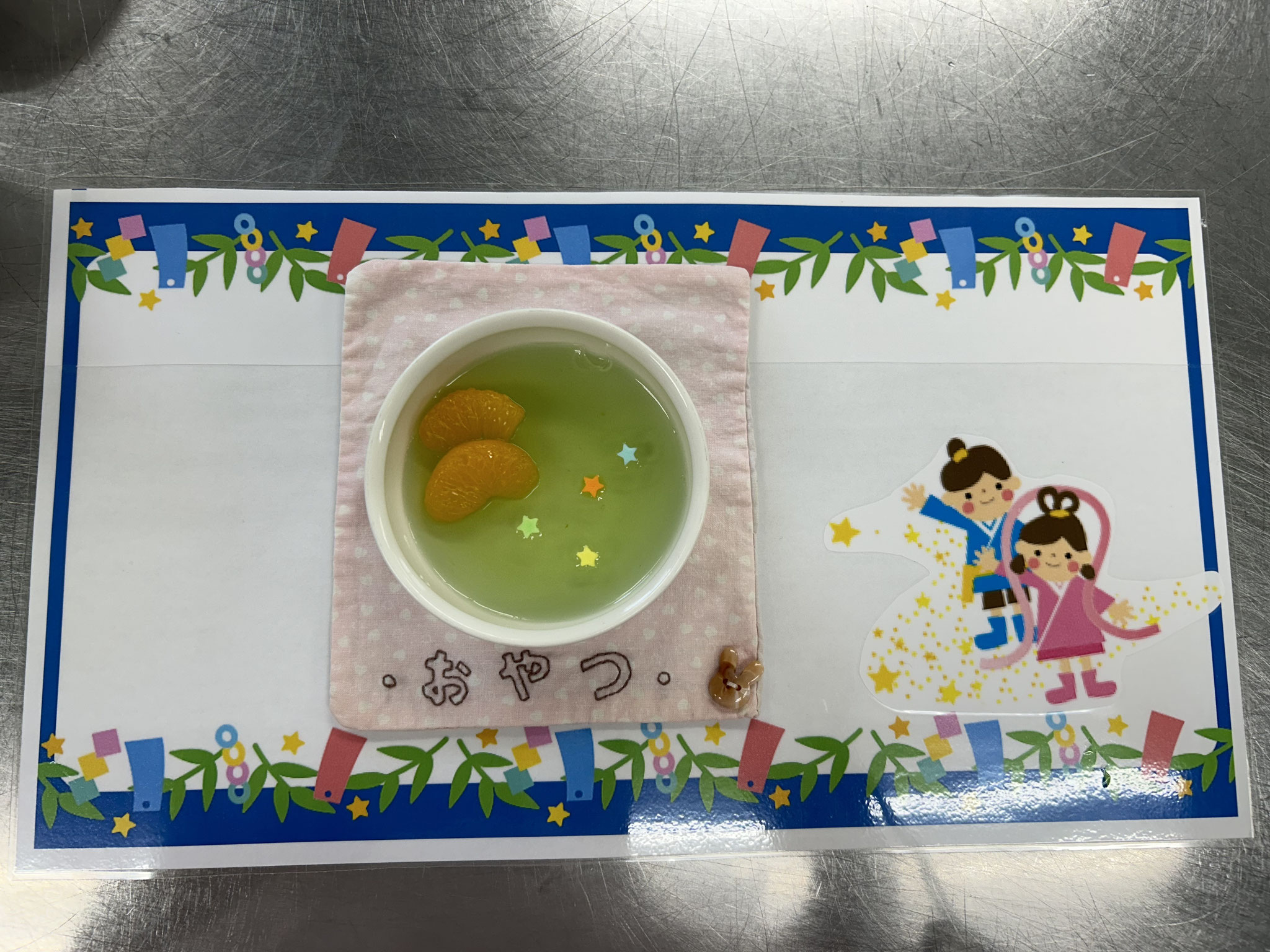 おほしさまをちりばめた七夕ゼリー🎵