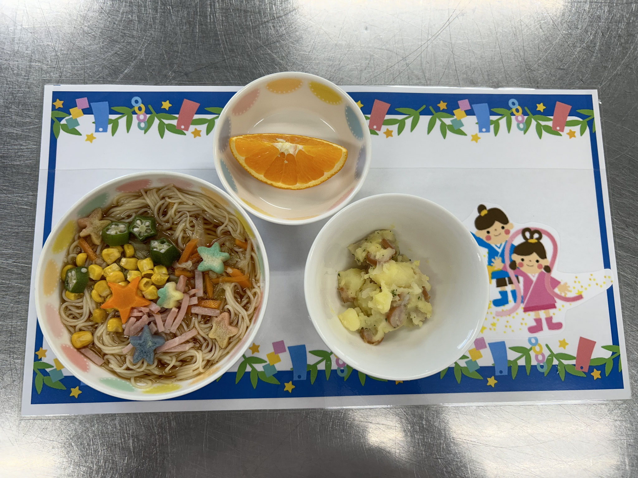恒例の七夕そうめん 🎵