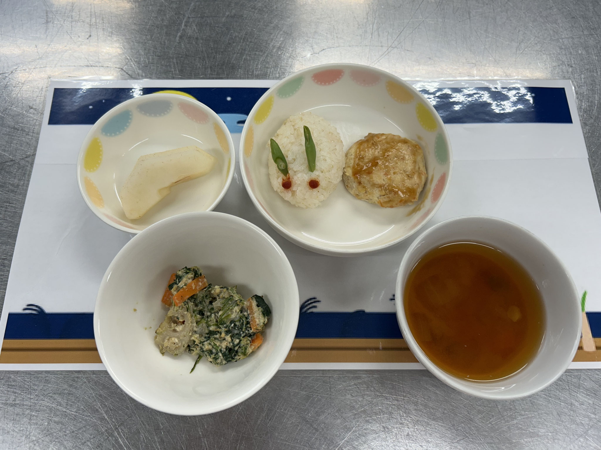 うさぎごはん＆つくねのてりやき