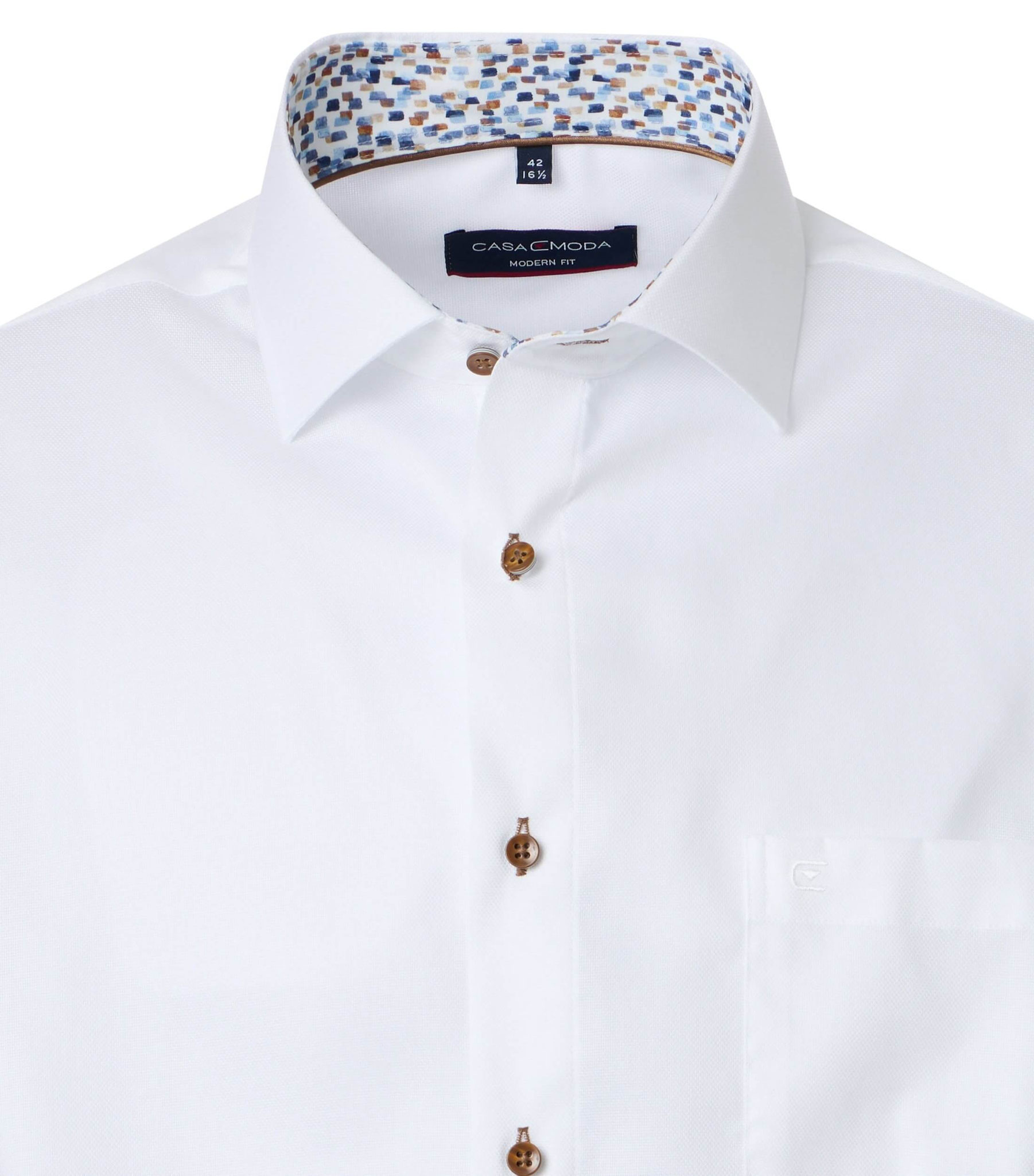 Chemise grande taille unie blanche