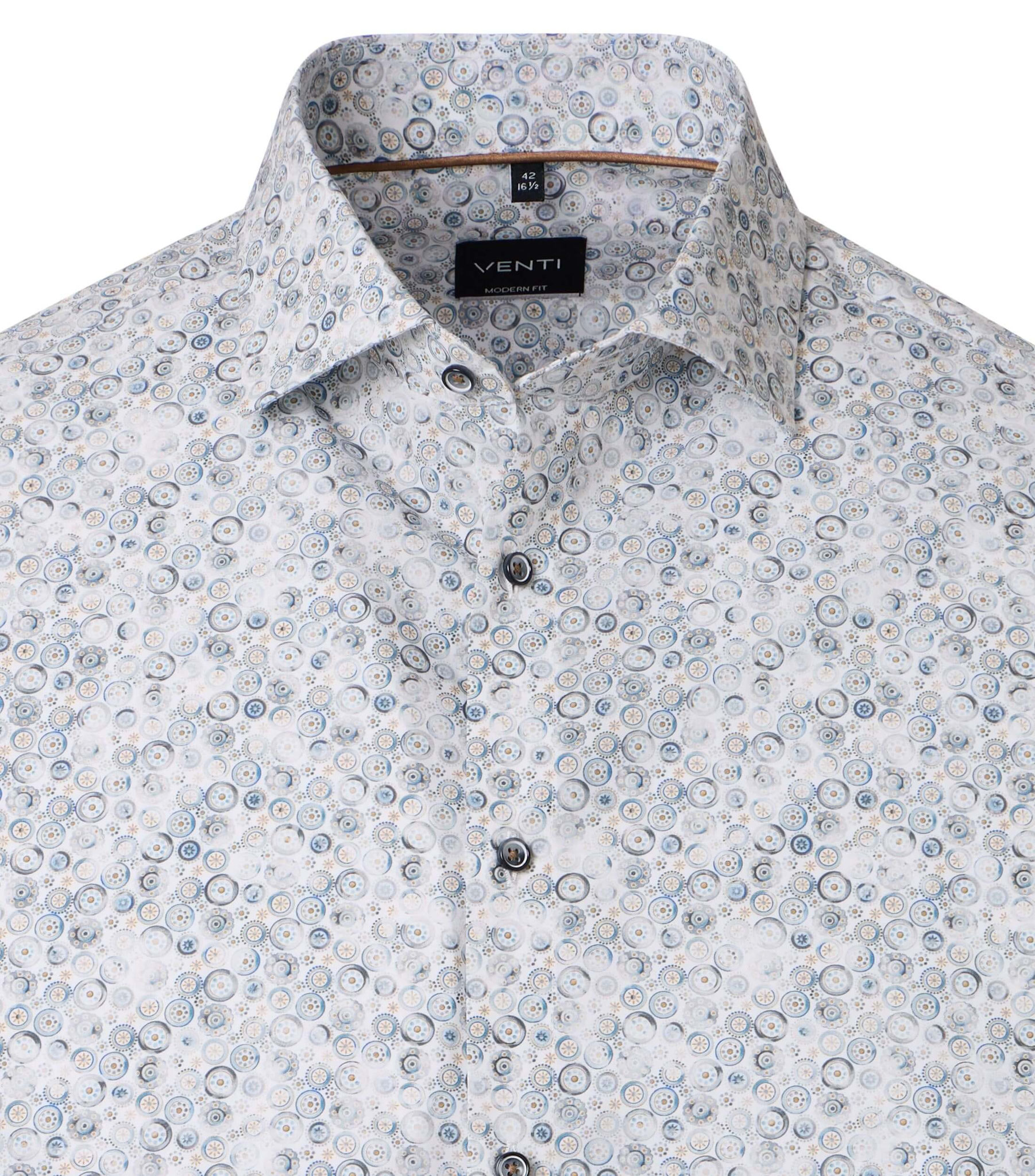 Chemise grande taille imprime