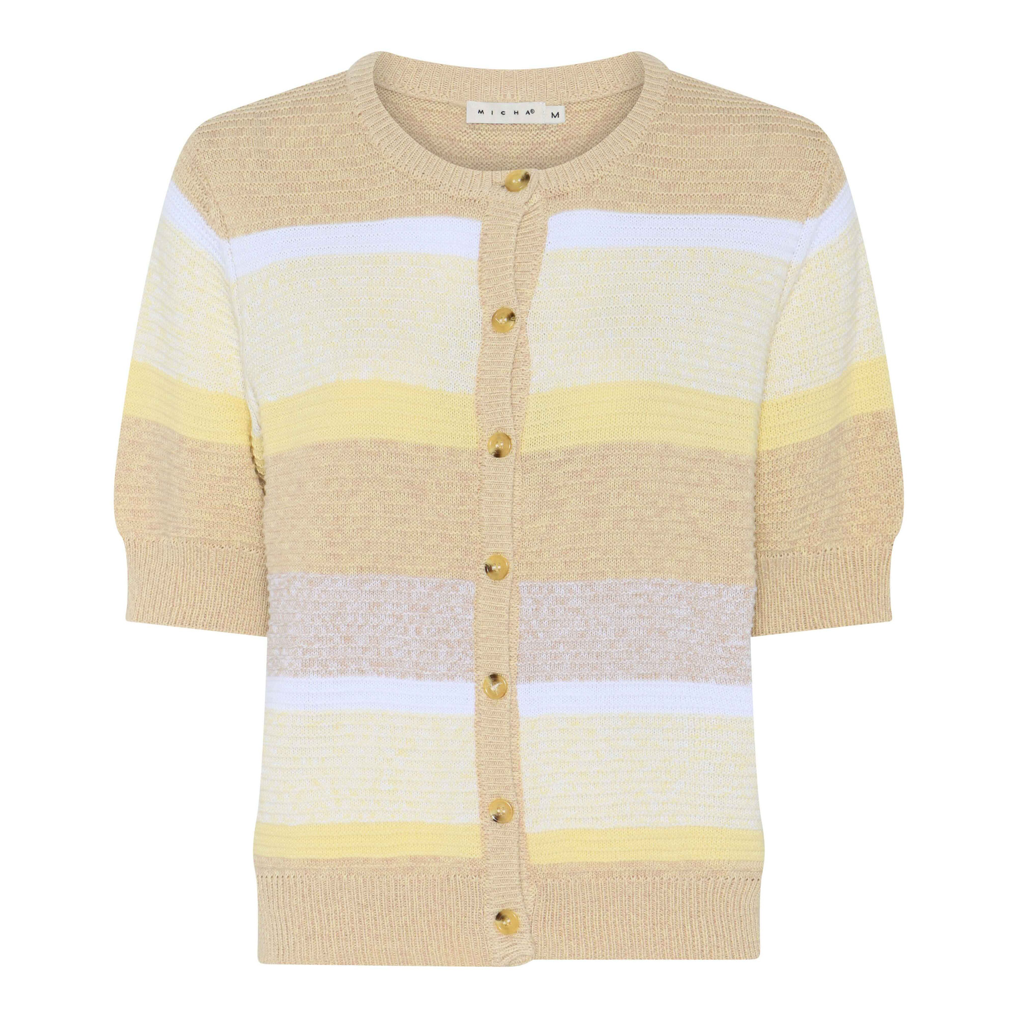 Gilet tricot courtes manches dames