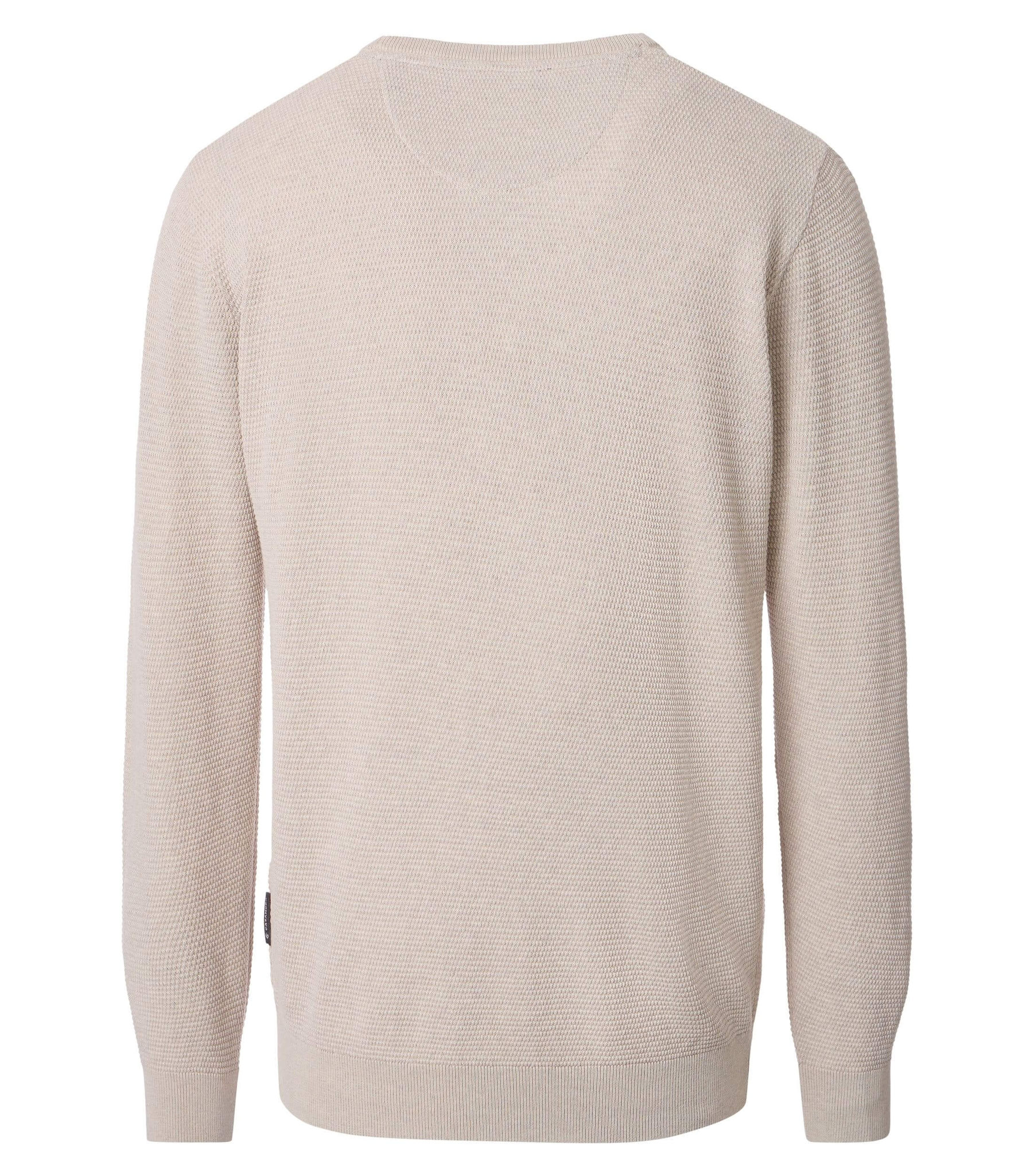 Pull grande taille col rond
