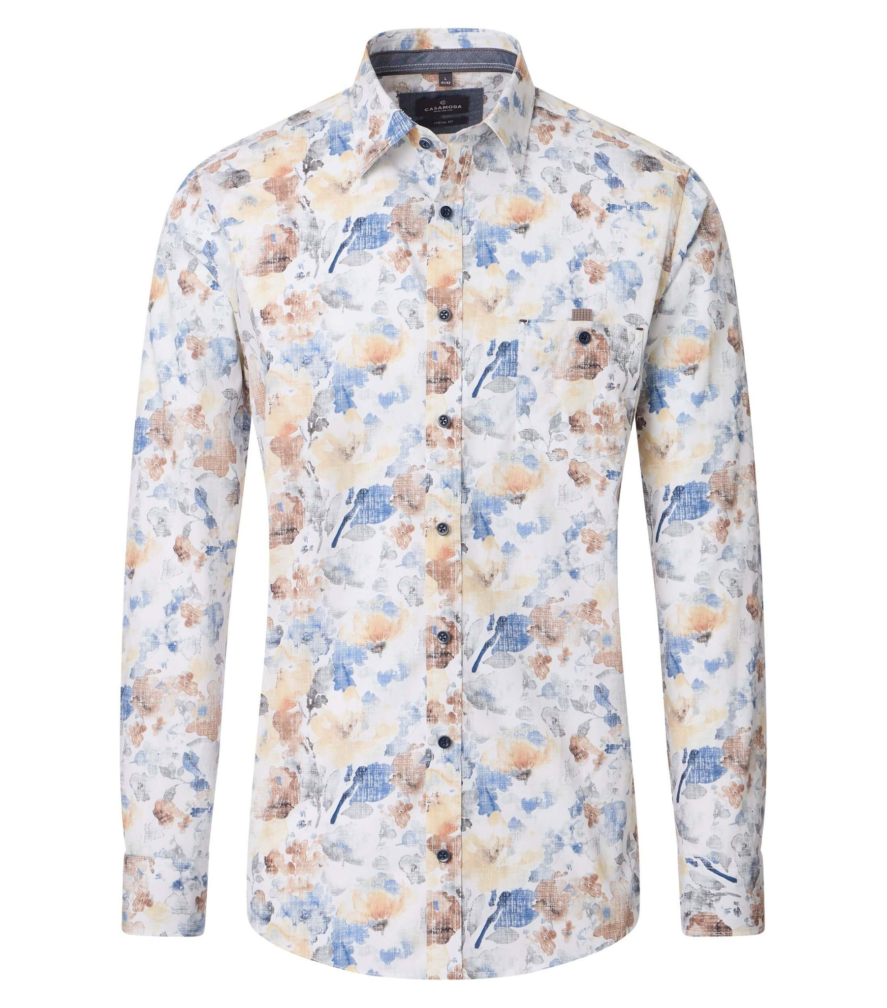 Chemise grande taille imprimée