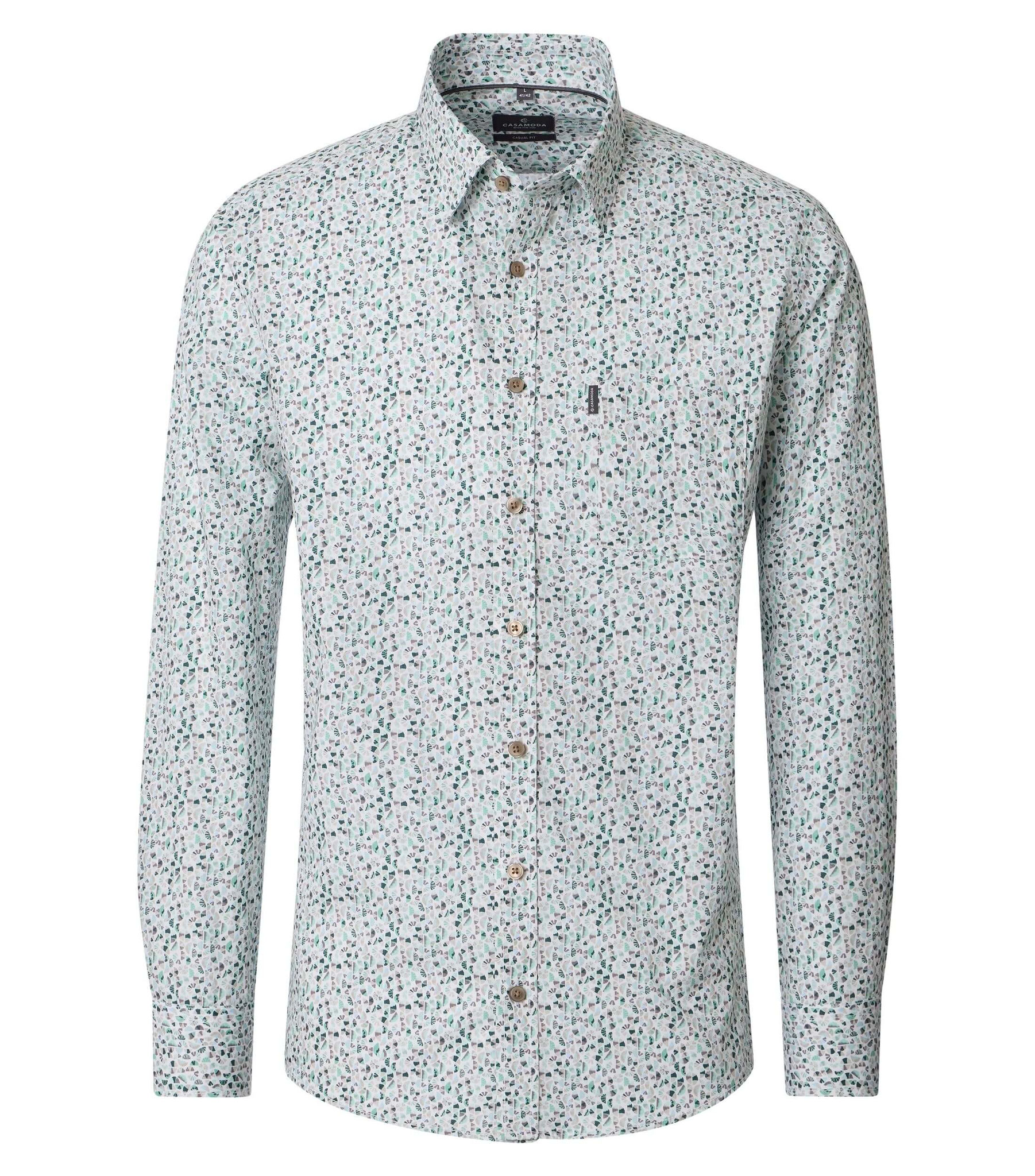 Chemise grande taille imprimée