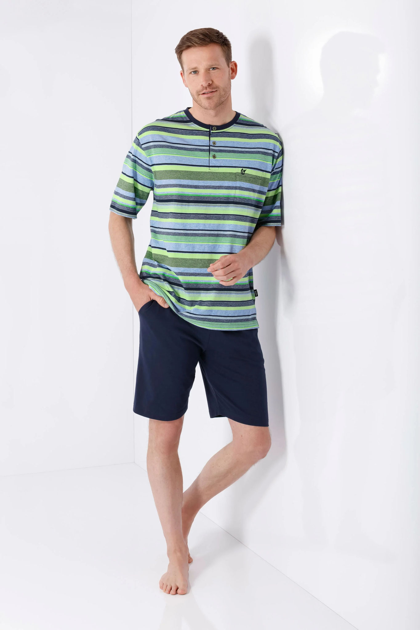 Pyjama court Hajo grande taille homme