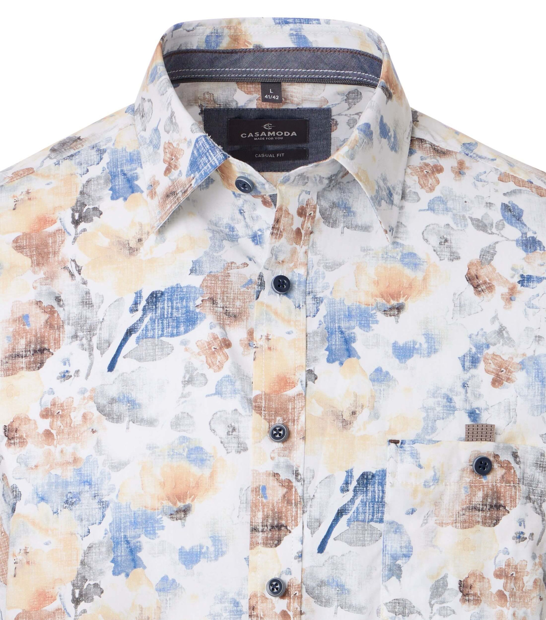 Chemise grande taille imprimée