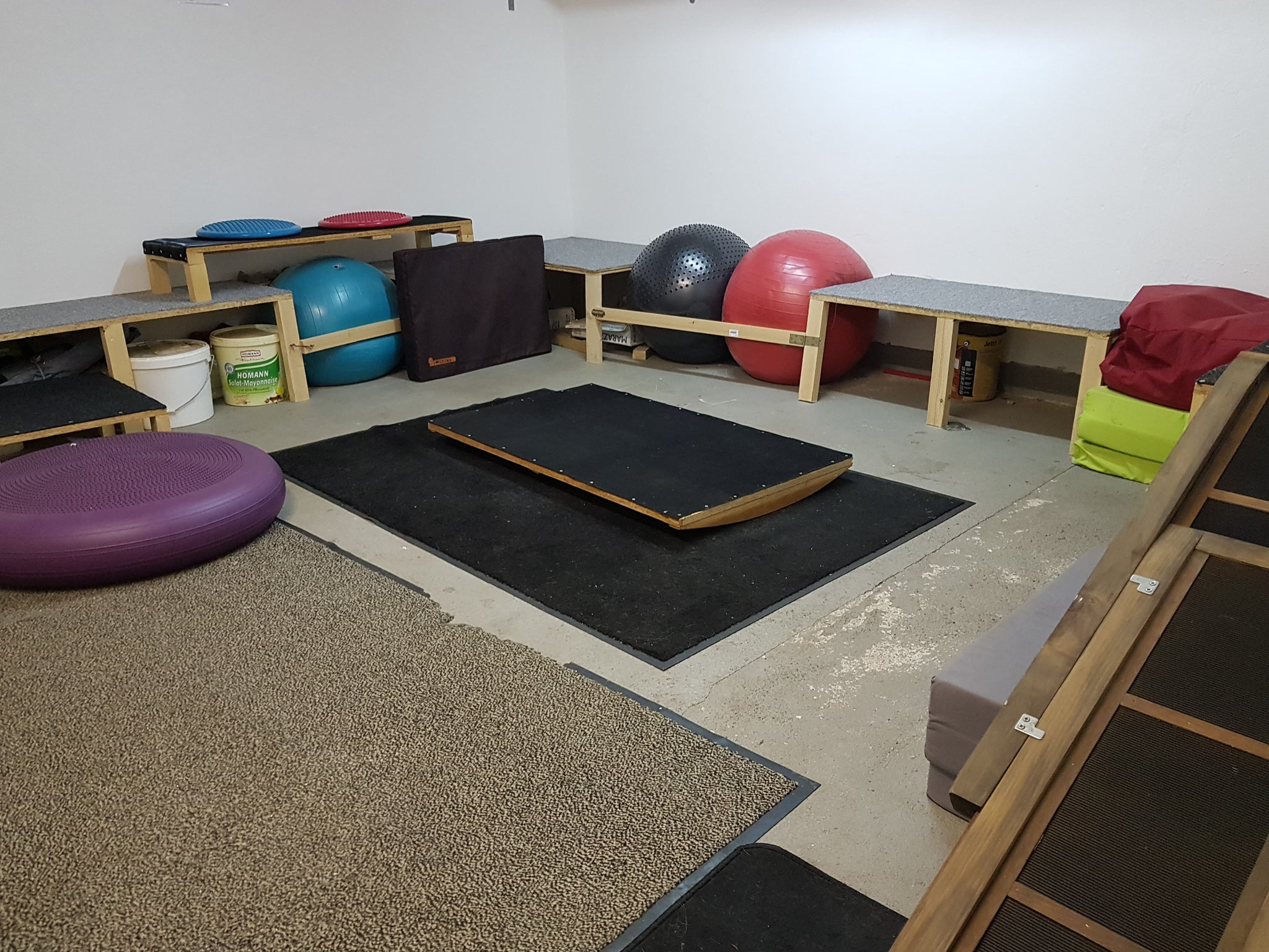 Indoorparcour schwierigkeitsgrad wird dem Hund angepasst 