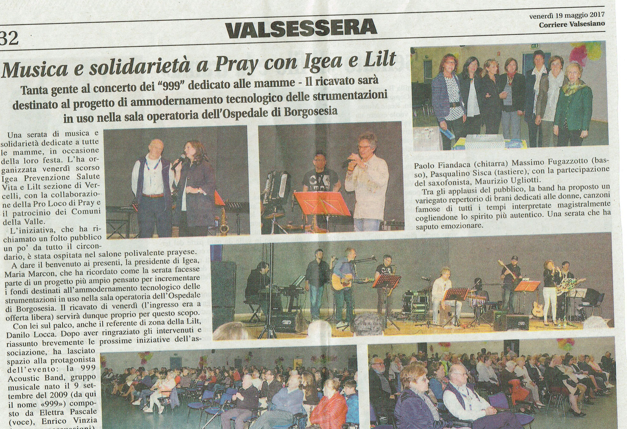 Corriere Valsesiano, 19/05/17