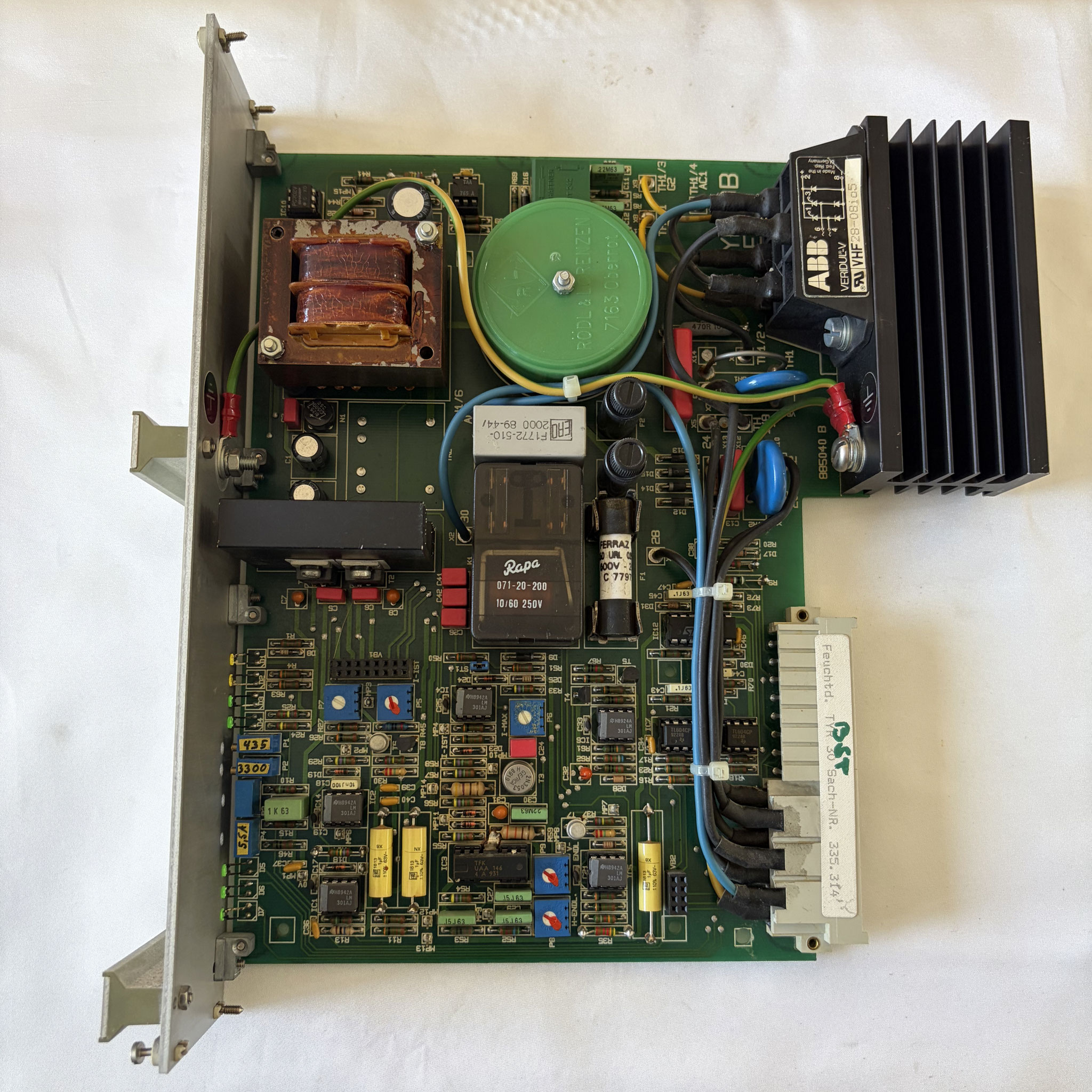 scheda motori bagnatura | dampening Baumuller motor drive board