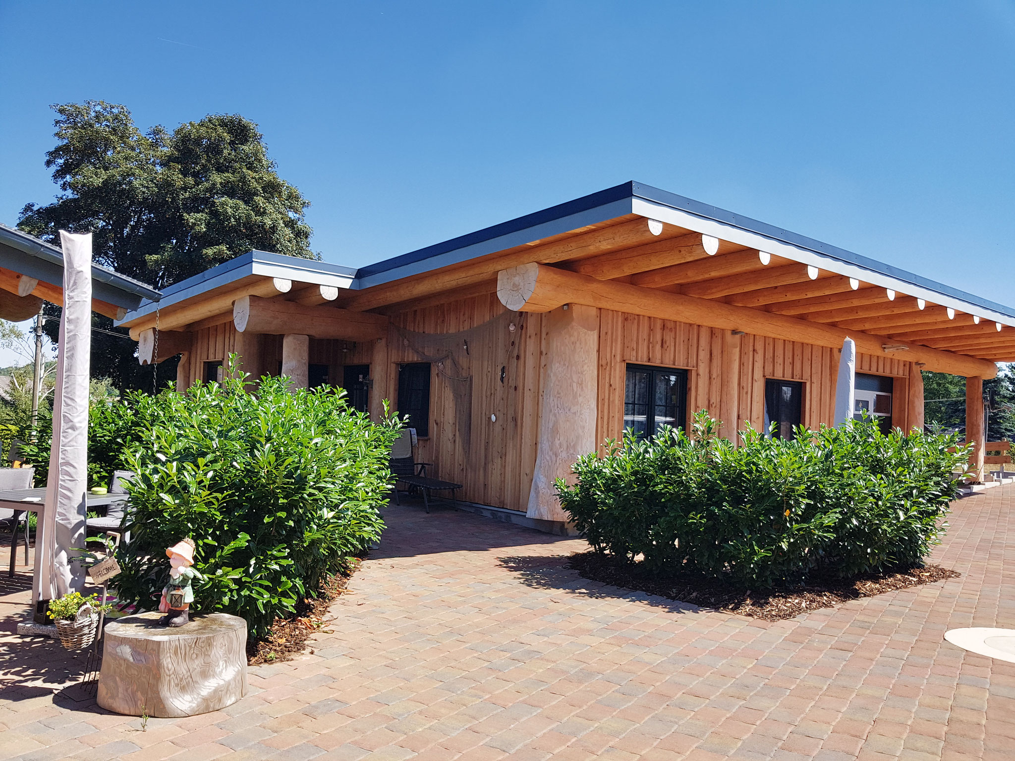 Ferienhaus Edersee Sauna Schwimmteich Kaminofen
