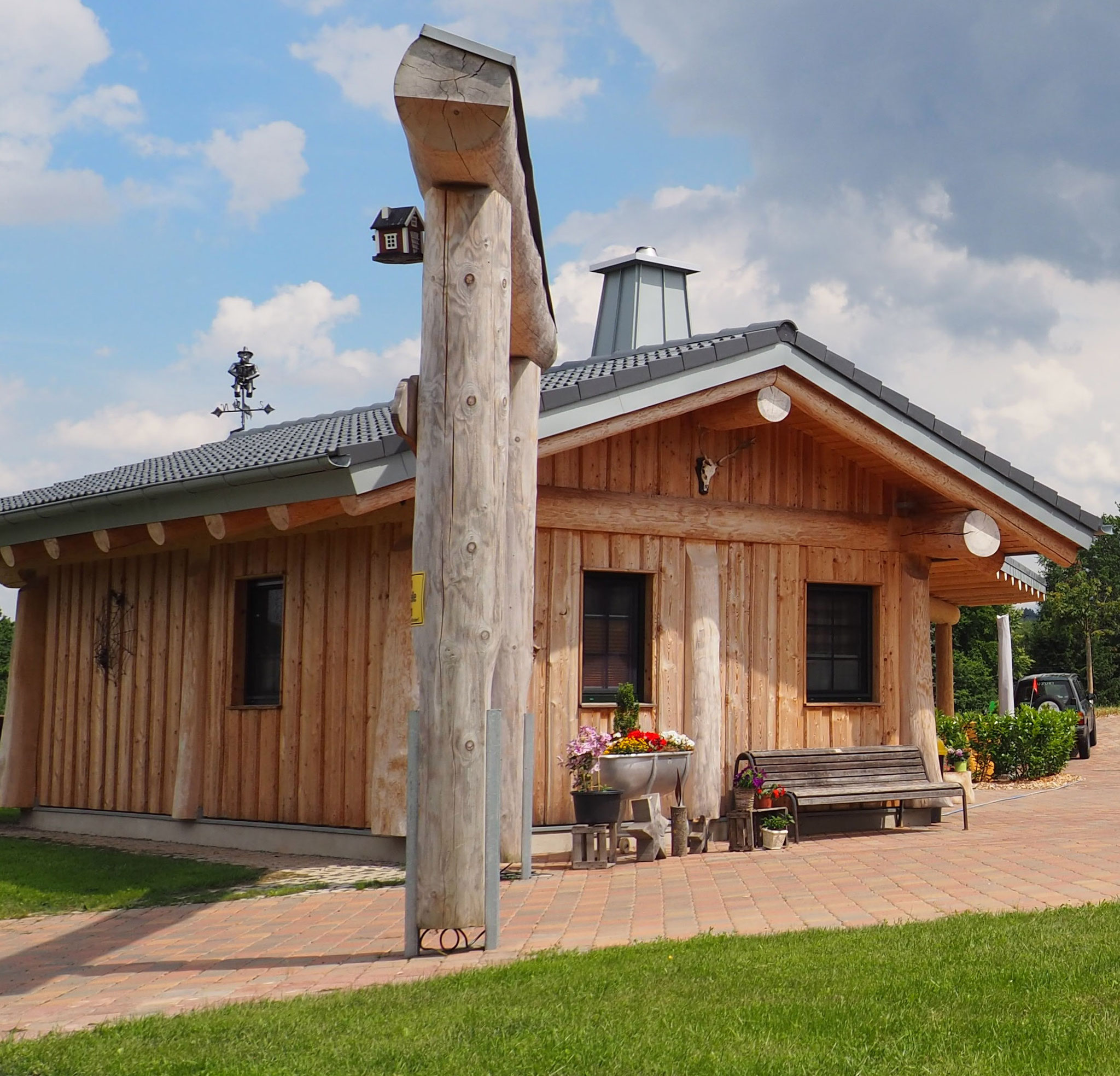 Ferienhaus Edersee Schwimteich Sauna