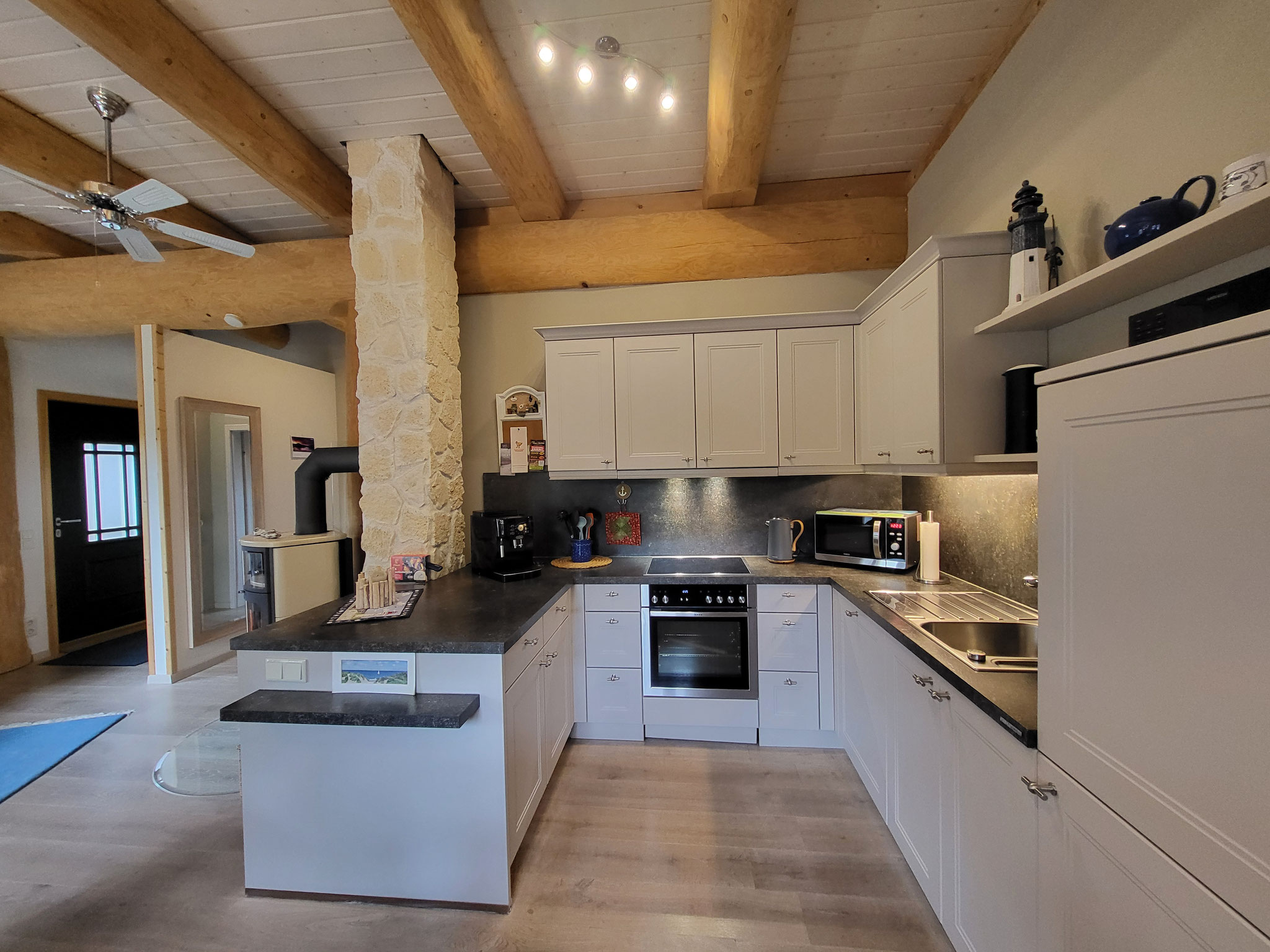 Ferienhaus Edersee Sauna Schwimmteich Kaminofen