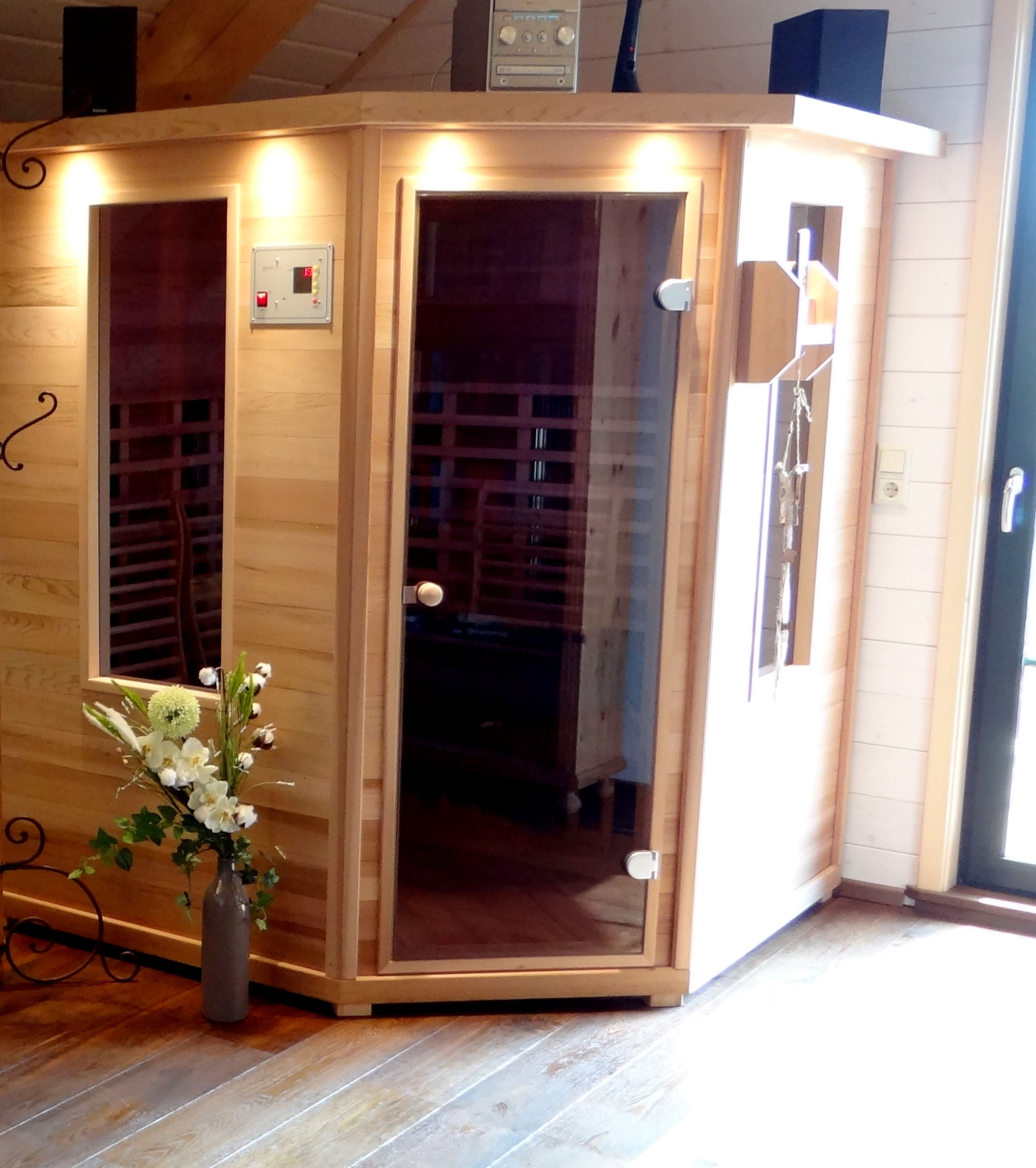 Kanada-Blockhaus Infrarotsauna