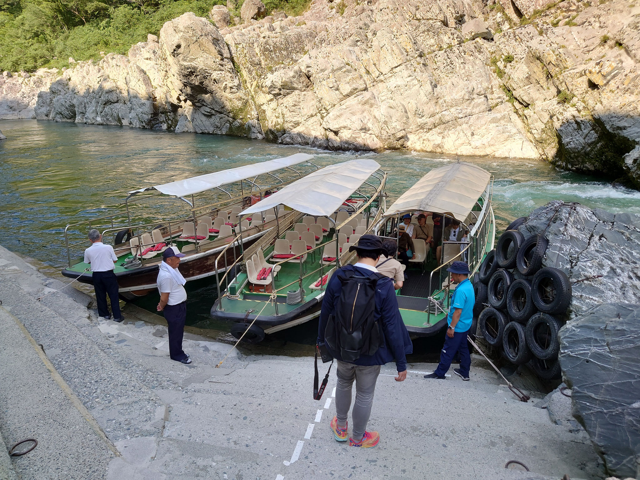 大歩危峡観光遊覧船