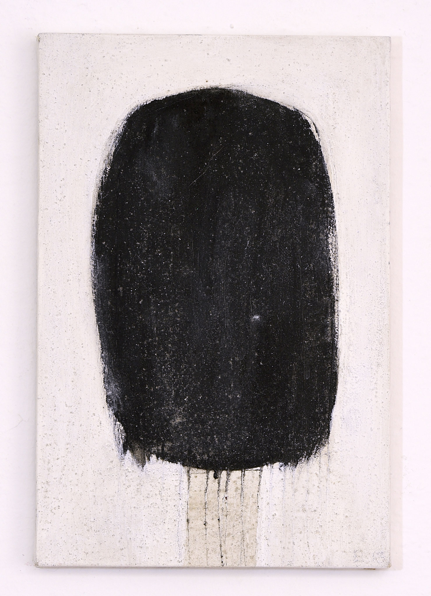 The Beautiful Healing Tree - Black, 2014, acrylic on canvas, 30 x 20 cm 
