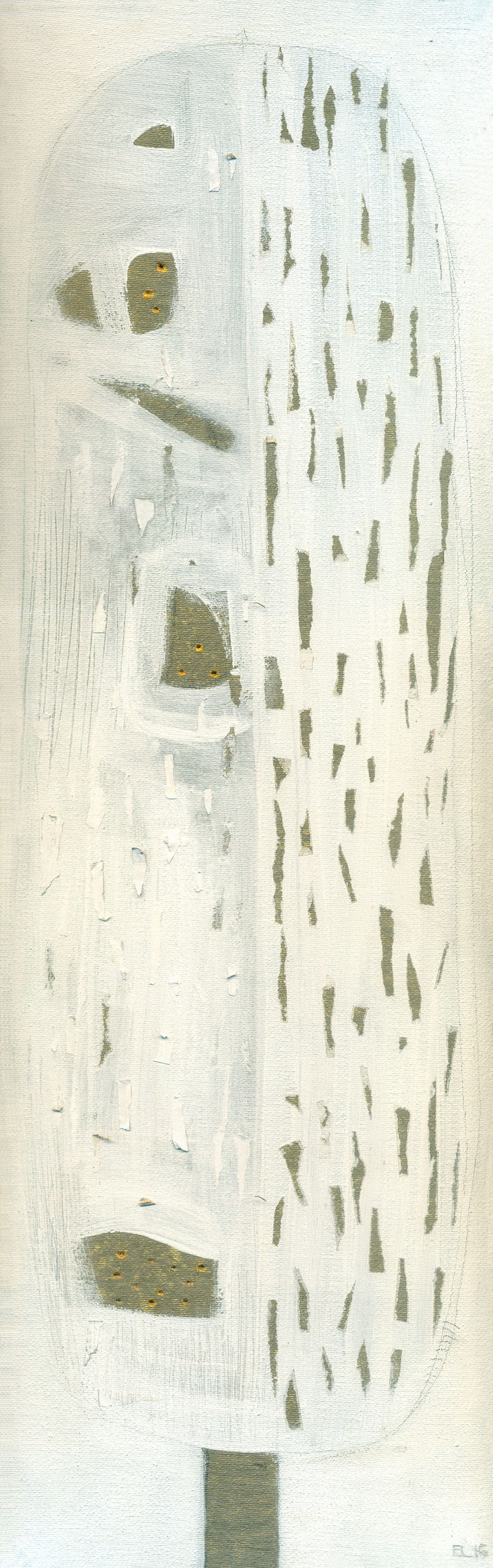 The Beautiful Healing Tree series, 2016, acrylic on canvas, 66 x 21 cm