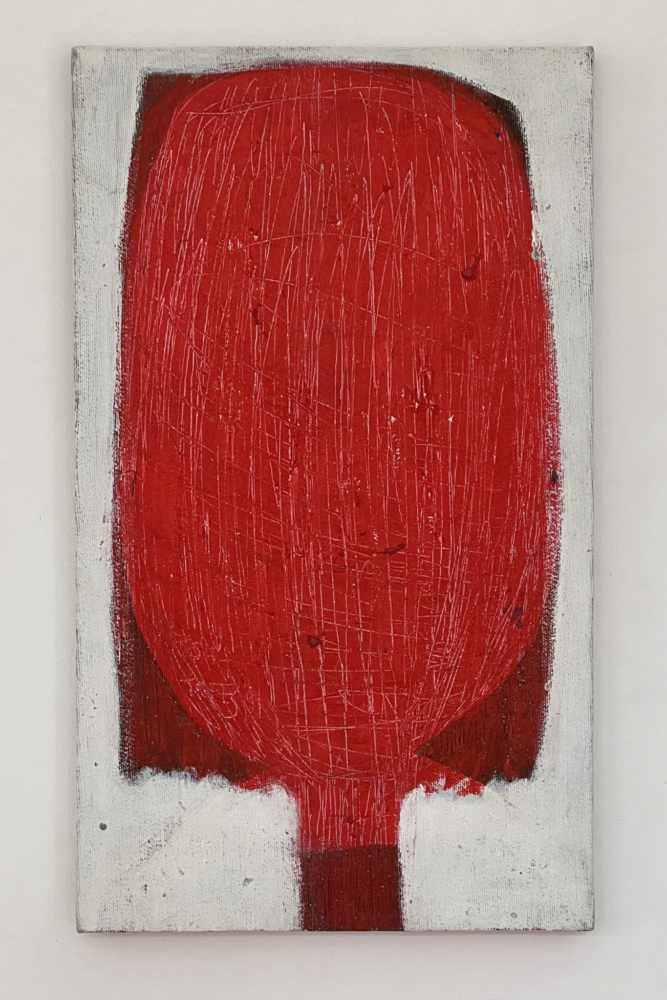 ElenThe Beautiful Healing Tree series, 2016, acrylic on canvas, 36 x 21 cma