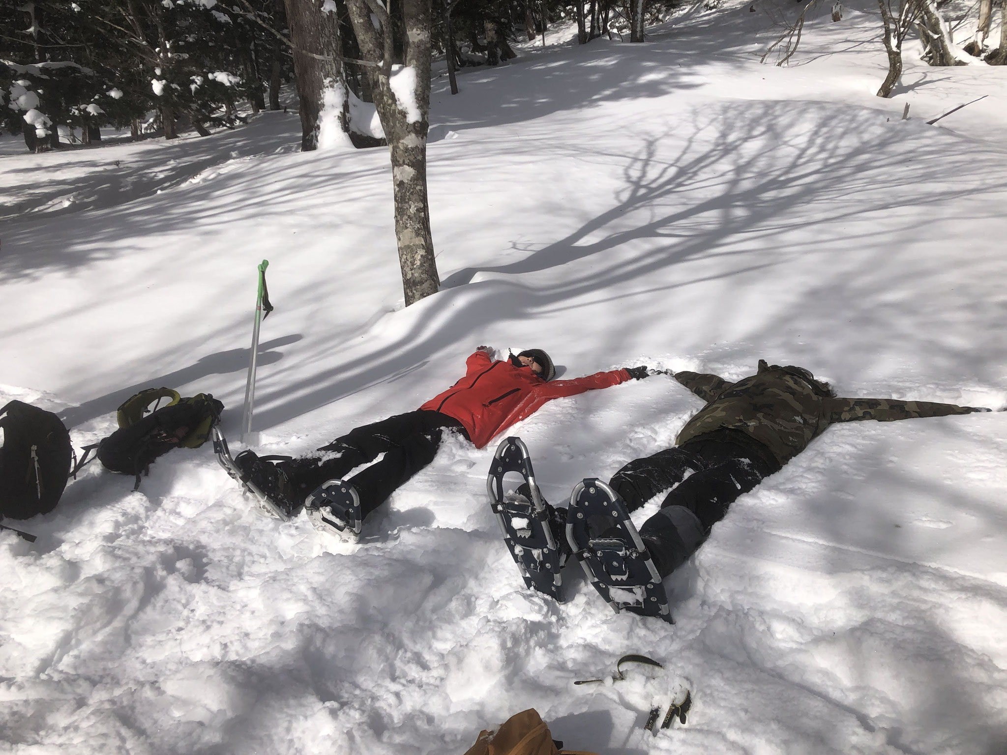 雪へダイブ！