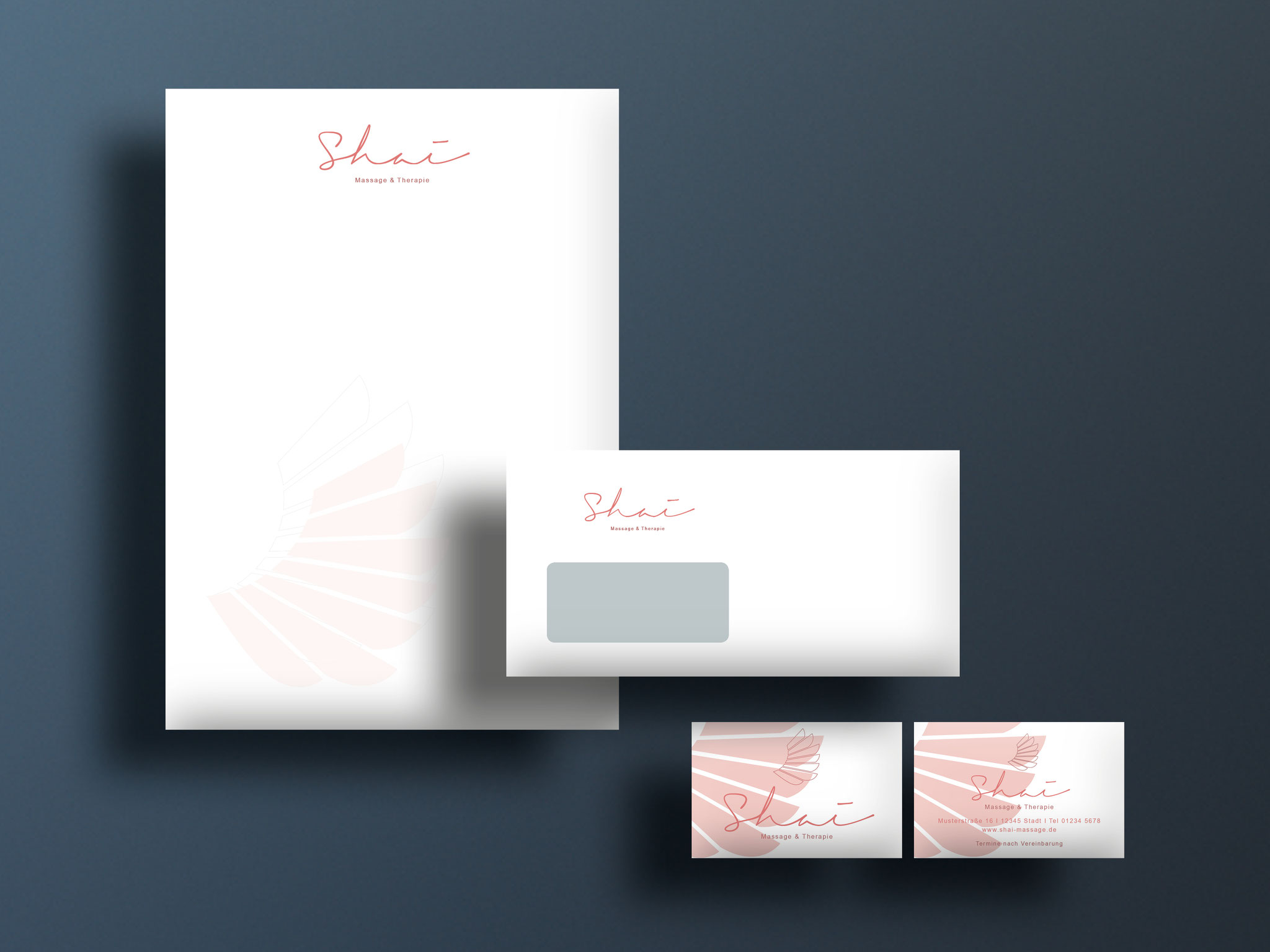 Corporate Design // Briefpapier, Kuvert, Visitenkarte