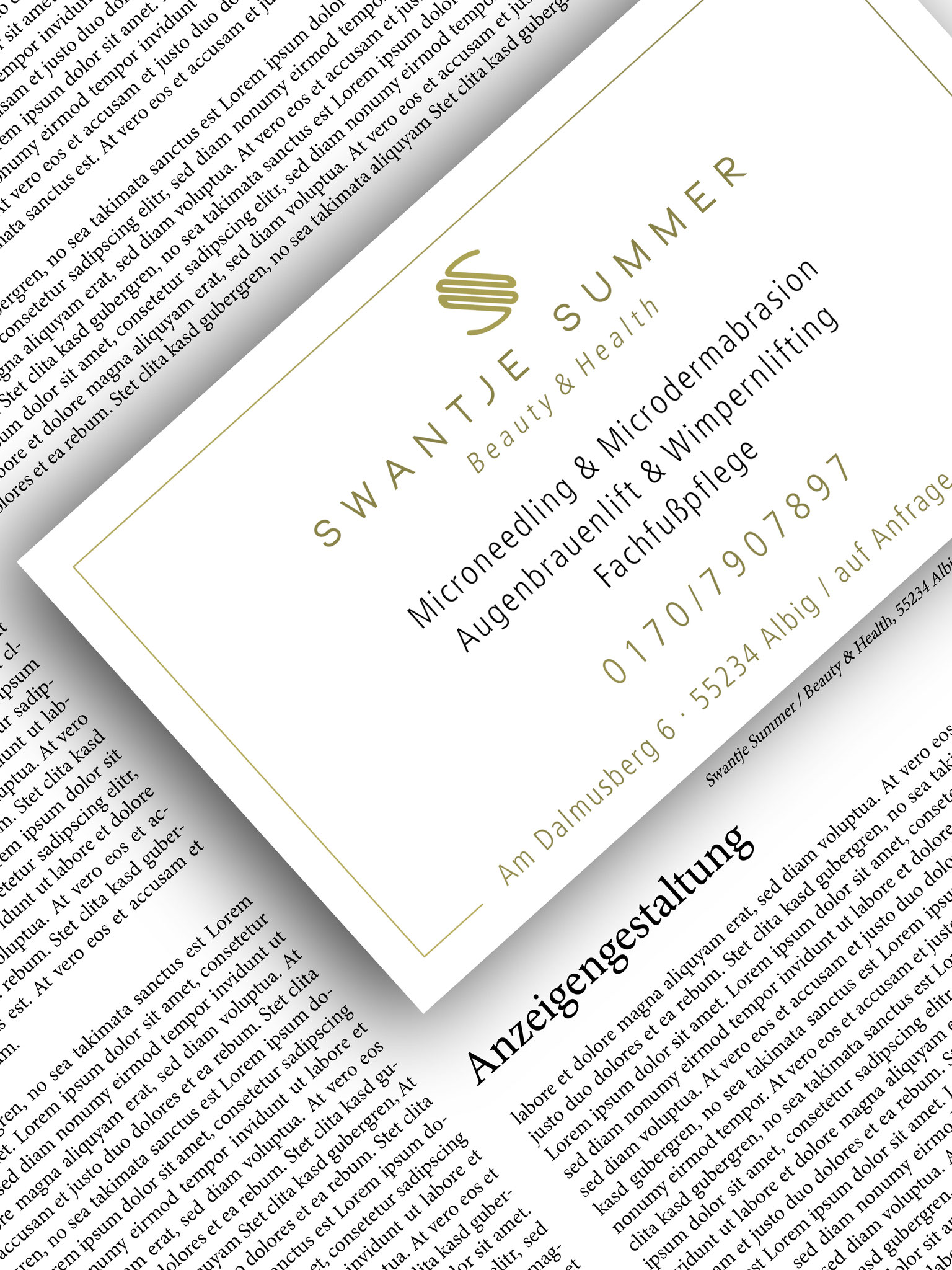 Corporate Design // Zeitungsanzeige