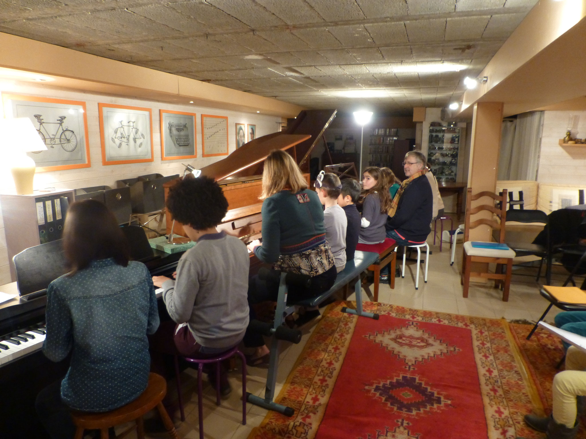 Séance d'improvisation collective
