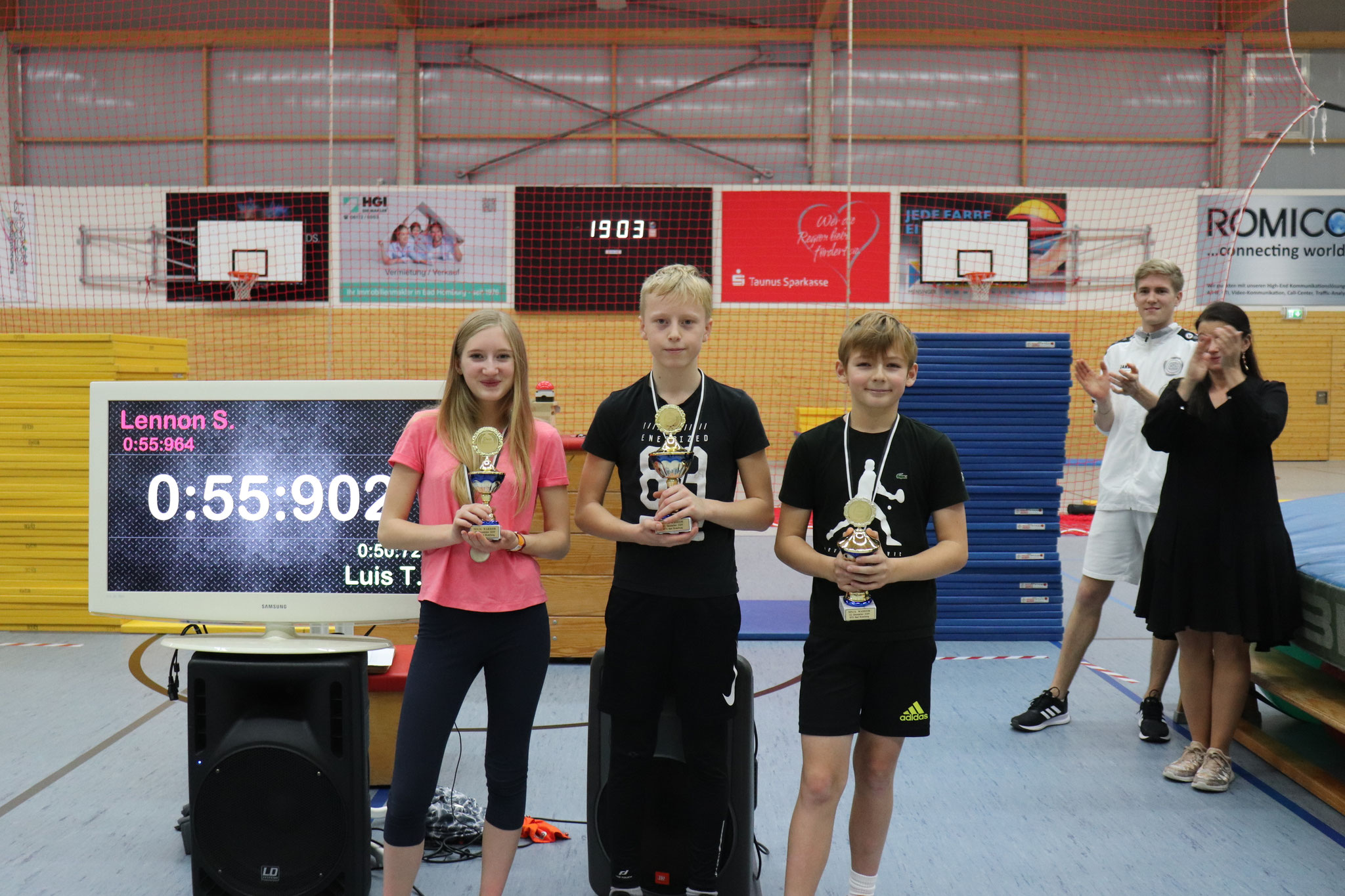 3. Leonie 1. Luis 2. Lennon