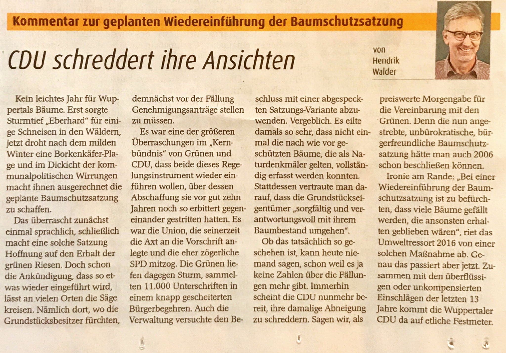 Wuppertaler Rundschau 27.03.2019