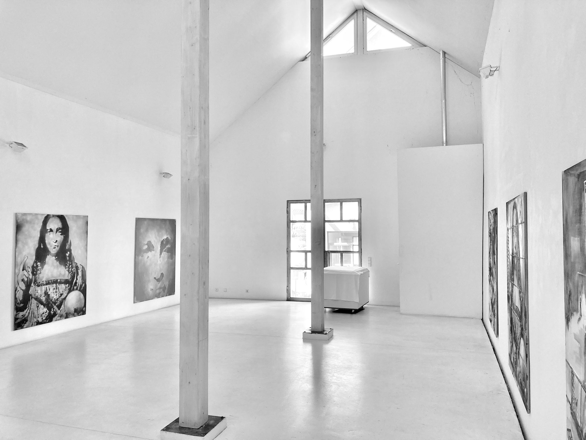 SZENEN ZU LEONARDOS SALVATOR MUNDI 2022/25, triptychs 