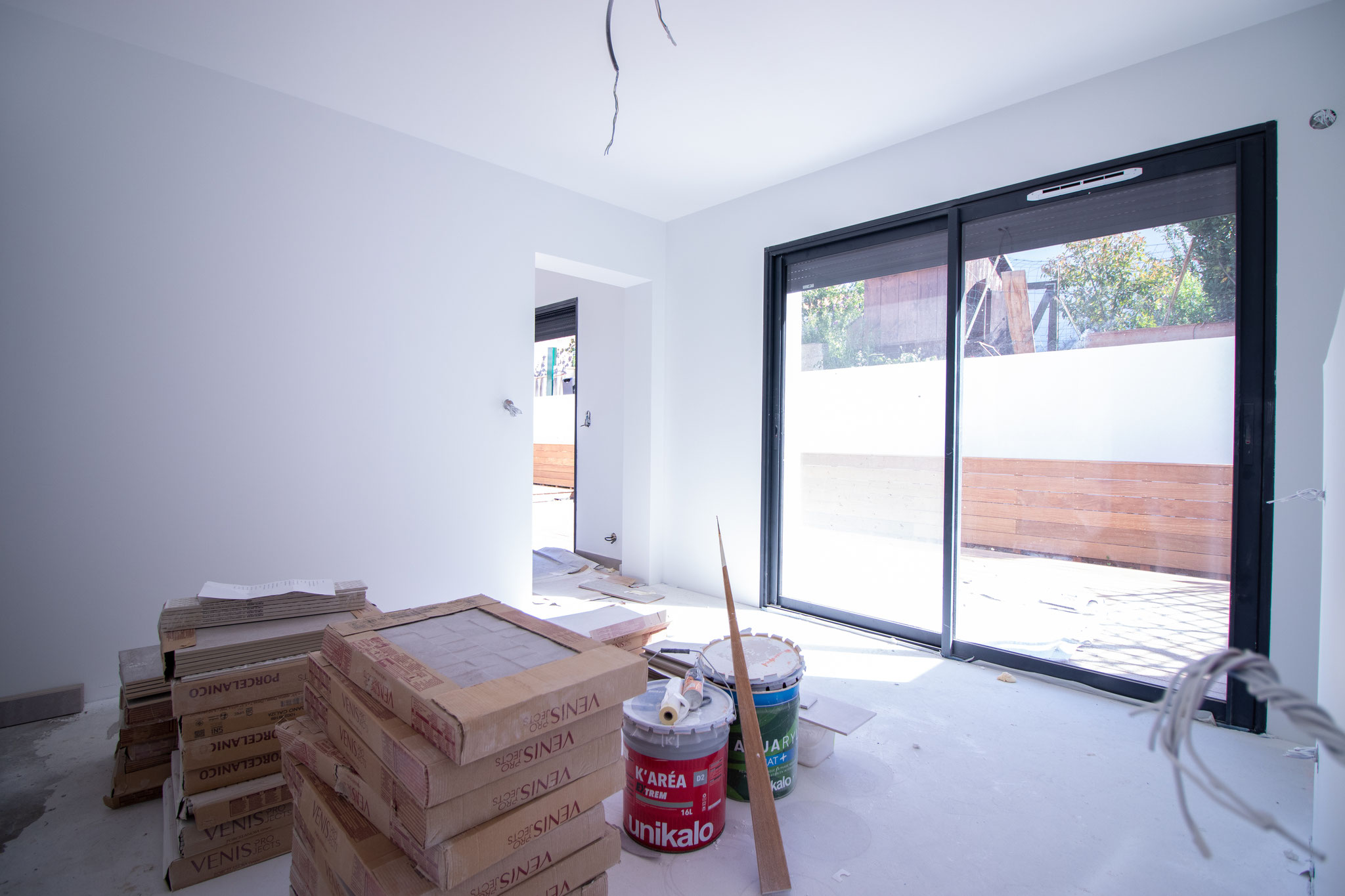 Avancement intérieur de la maison