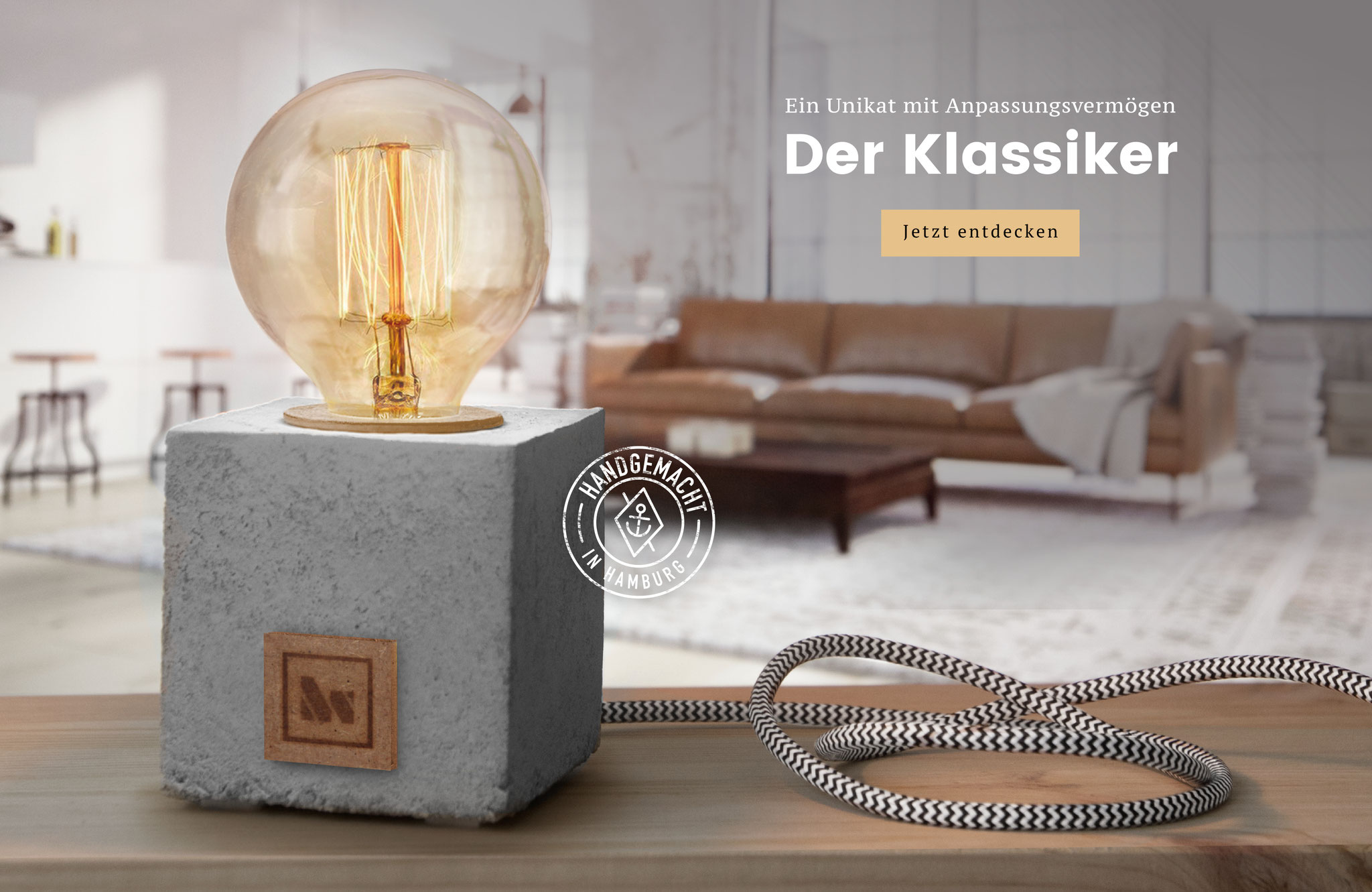 Stilvolle Leuchten Aus Beton Betonwerk Die Manufaktur Hamburg