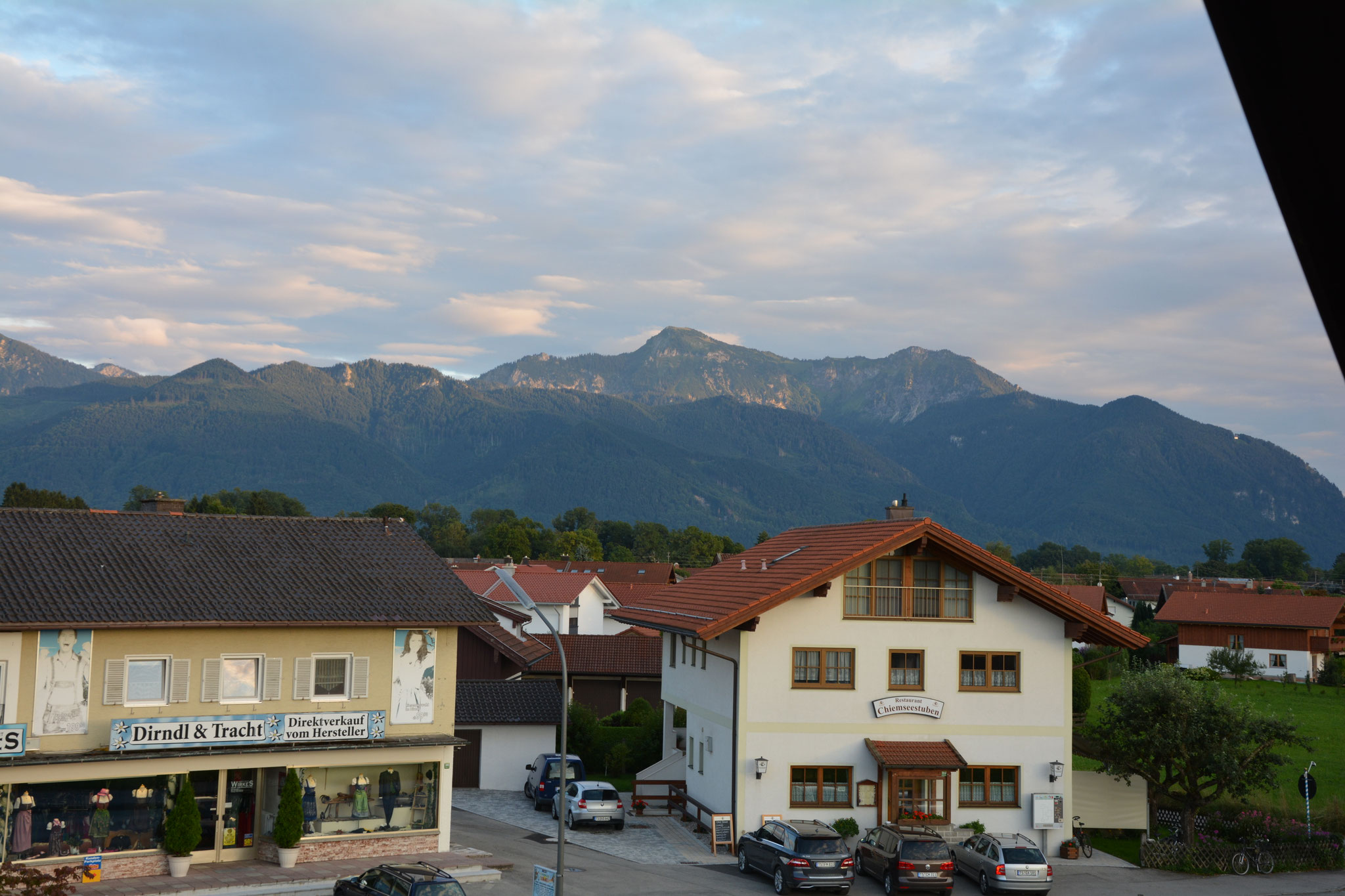 Aussicht vom Balkon