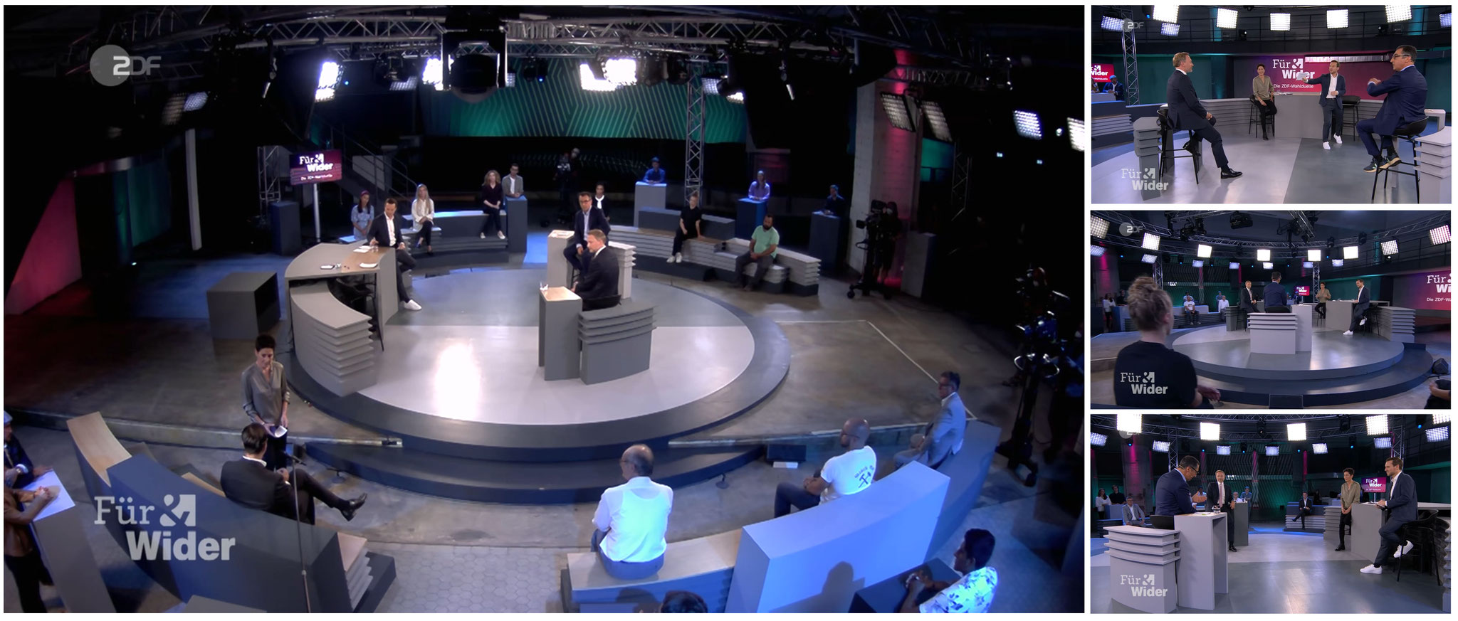  SetDesign gemeinsam mit Michael König // btf // ZDF Für&Wider