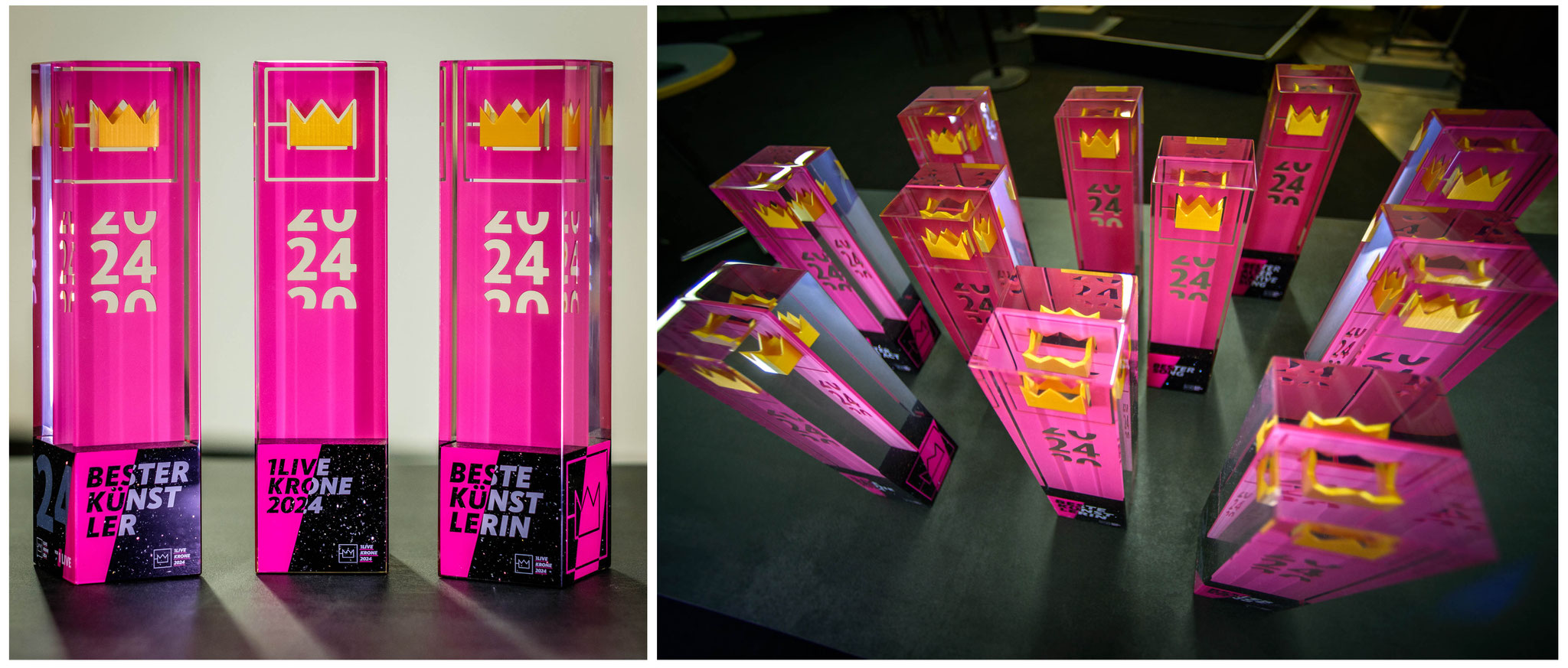 ©  Photo Fabian Latak // Design der Trophäe für die 1LIVE KRONE in Zusammenarbeit mit Dreizehn//Design MS https://www.dreizehndesign.de/