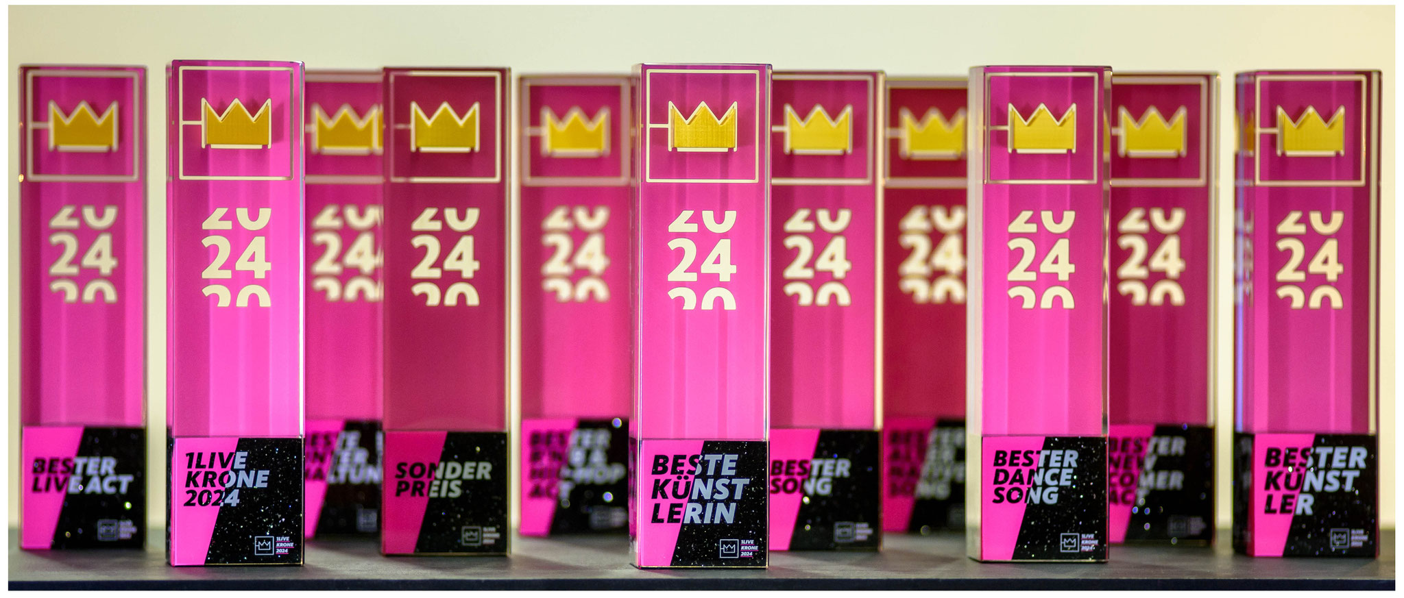 ©  Photo Fabian Latak // Design der Trophäe für die 1LIVE KRONE in Zusammenarbeit mit Dreizehn//Design MS https://www.dreizehndesign.de/