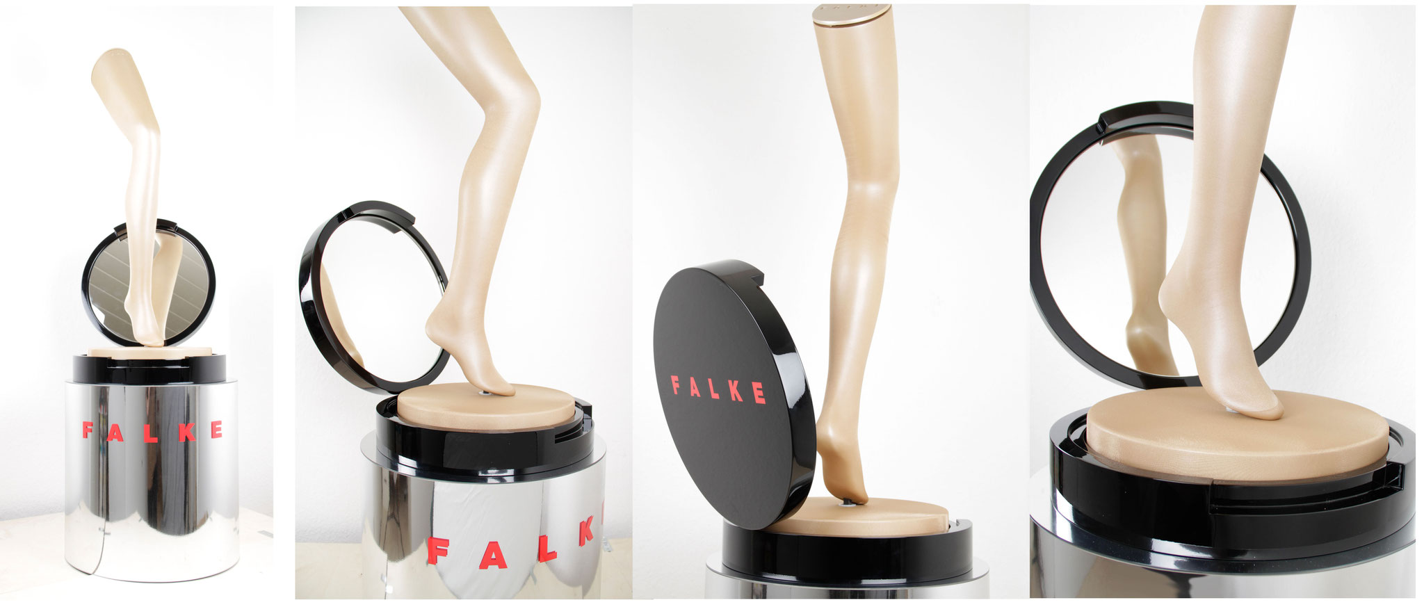 FALKE // Puderdosen Exponat