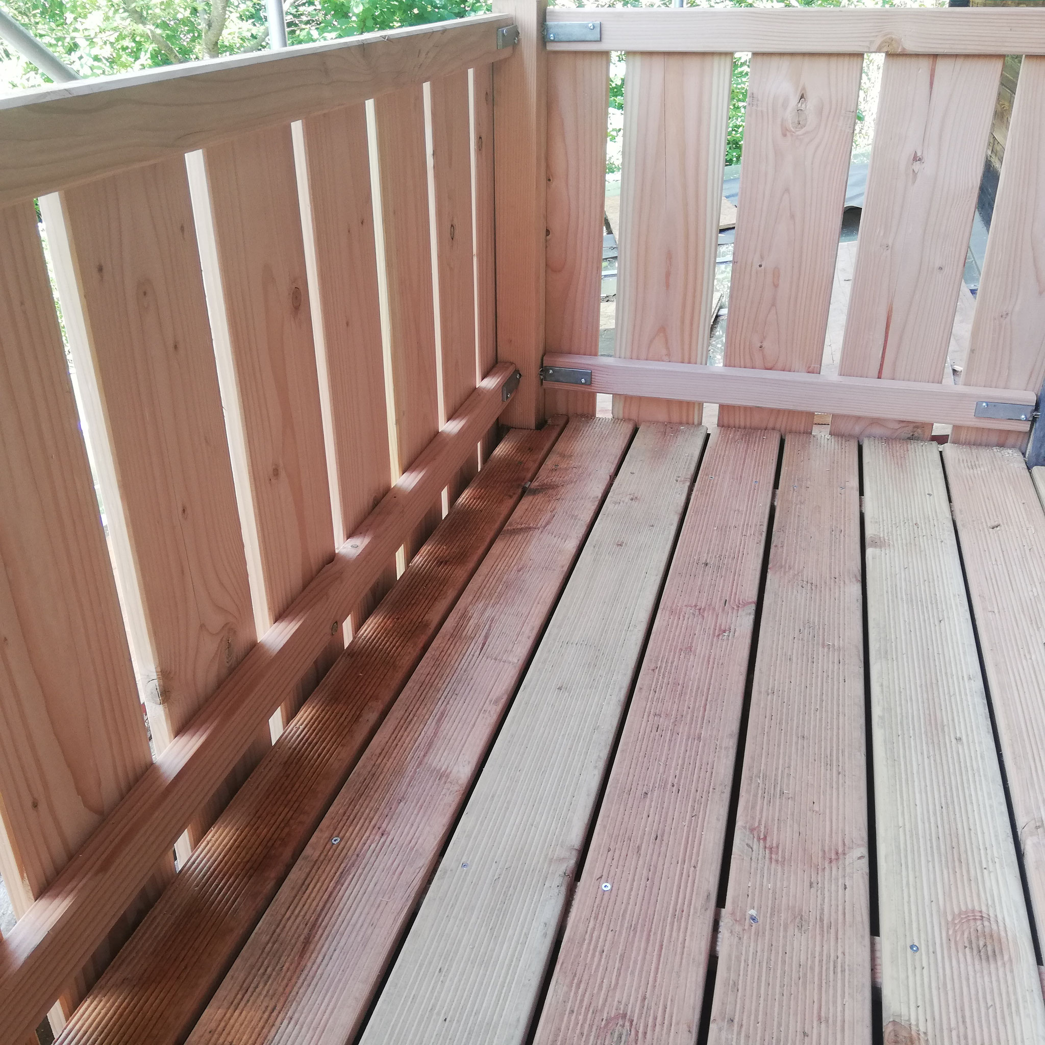 Bodenbelag Balkon Douglasie