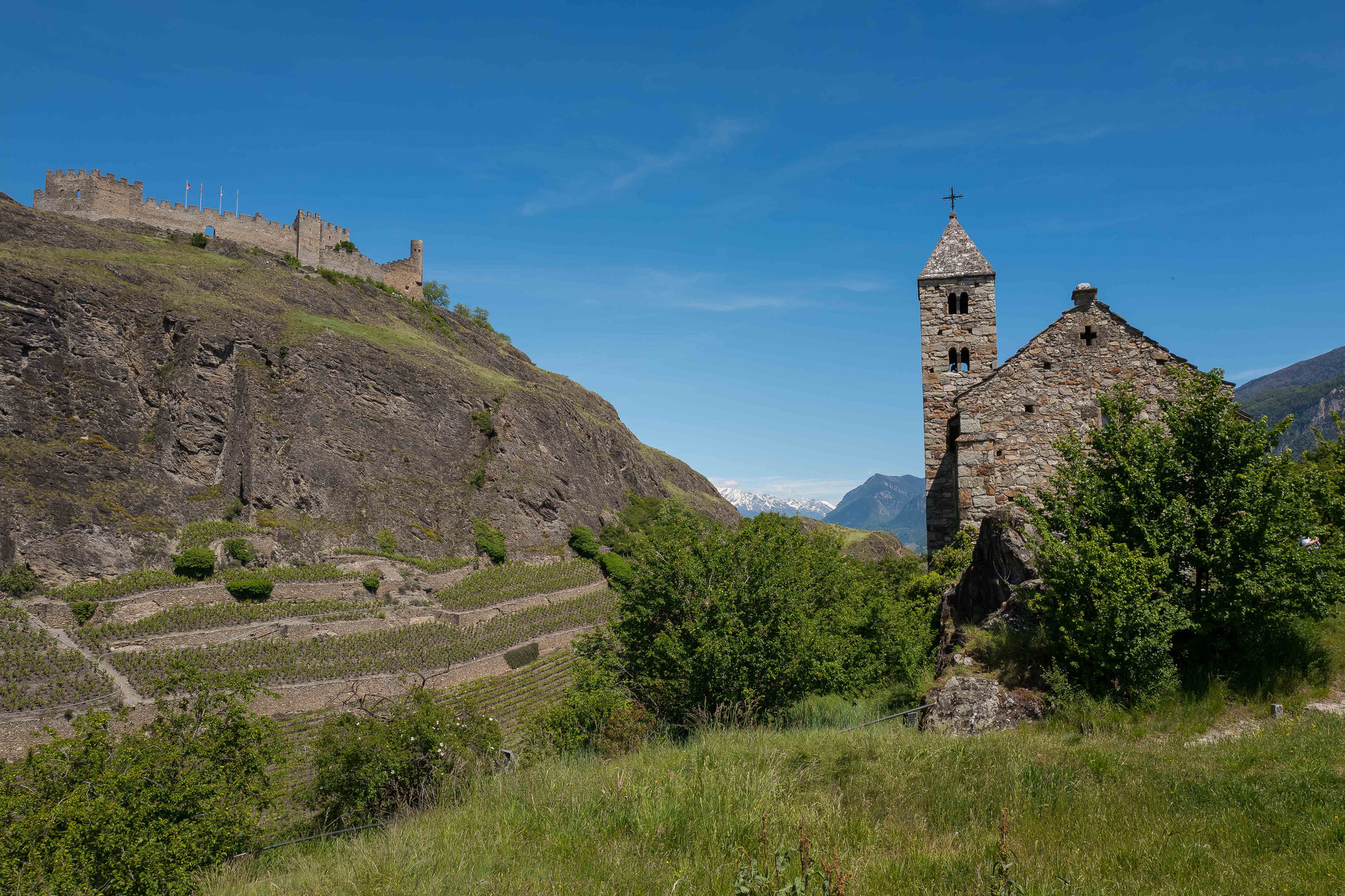 Schlösser von Sion: Valeria und Tourbillon