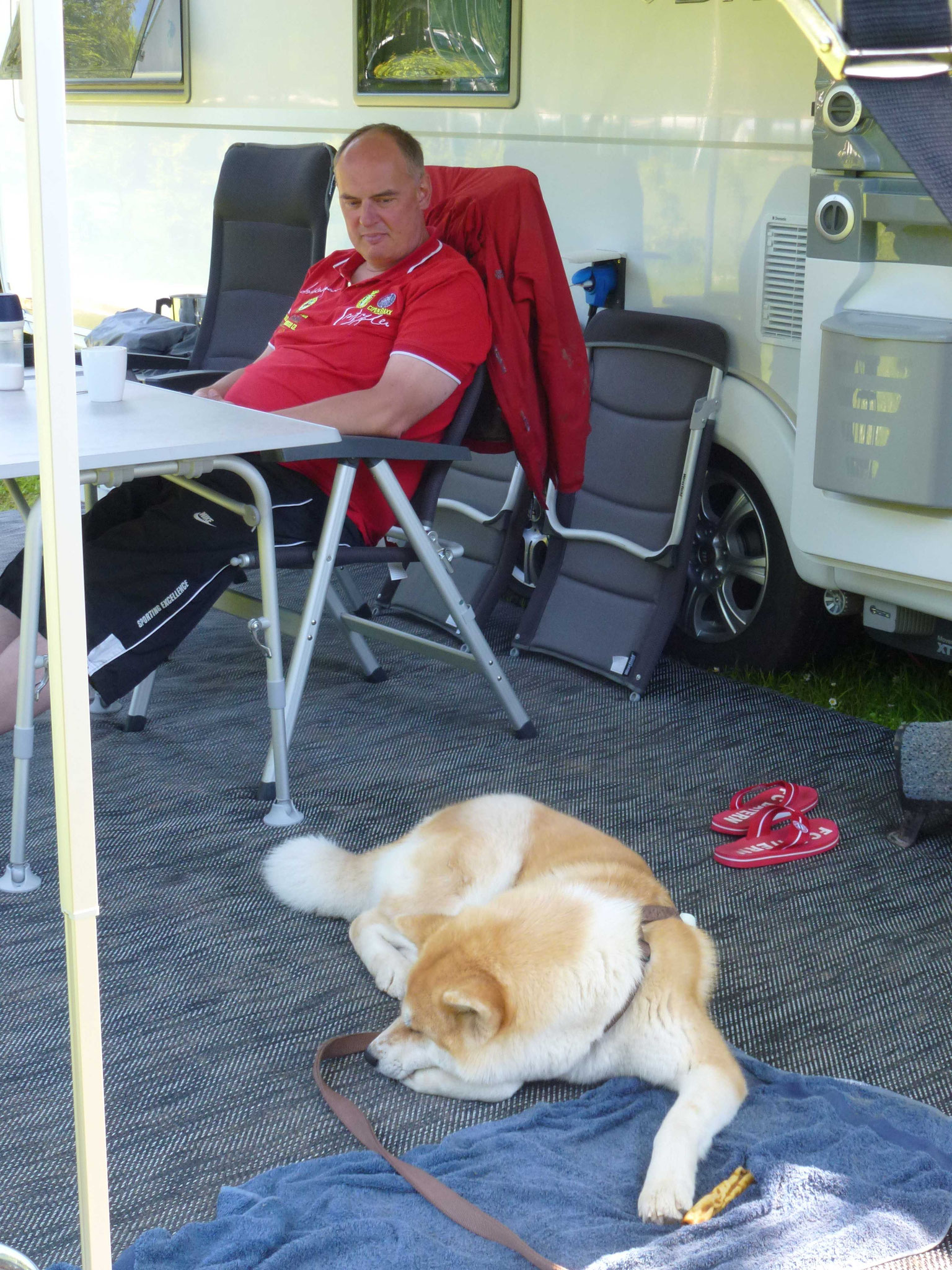 Strandcamping Waging im See