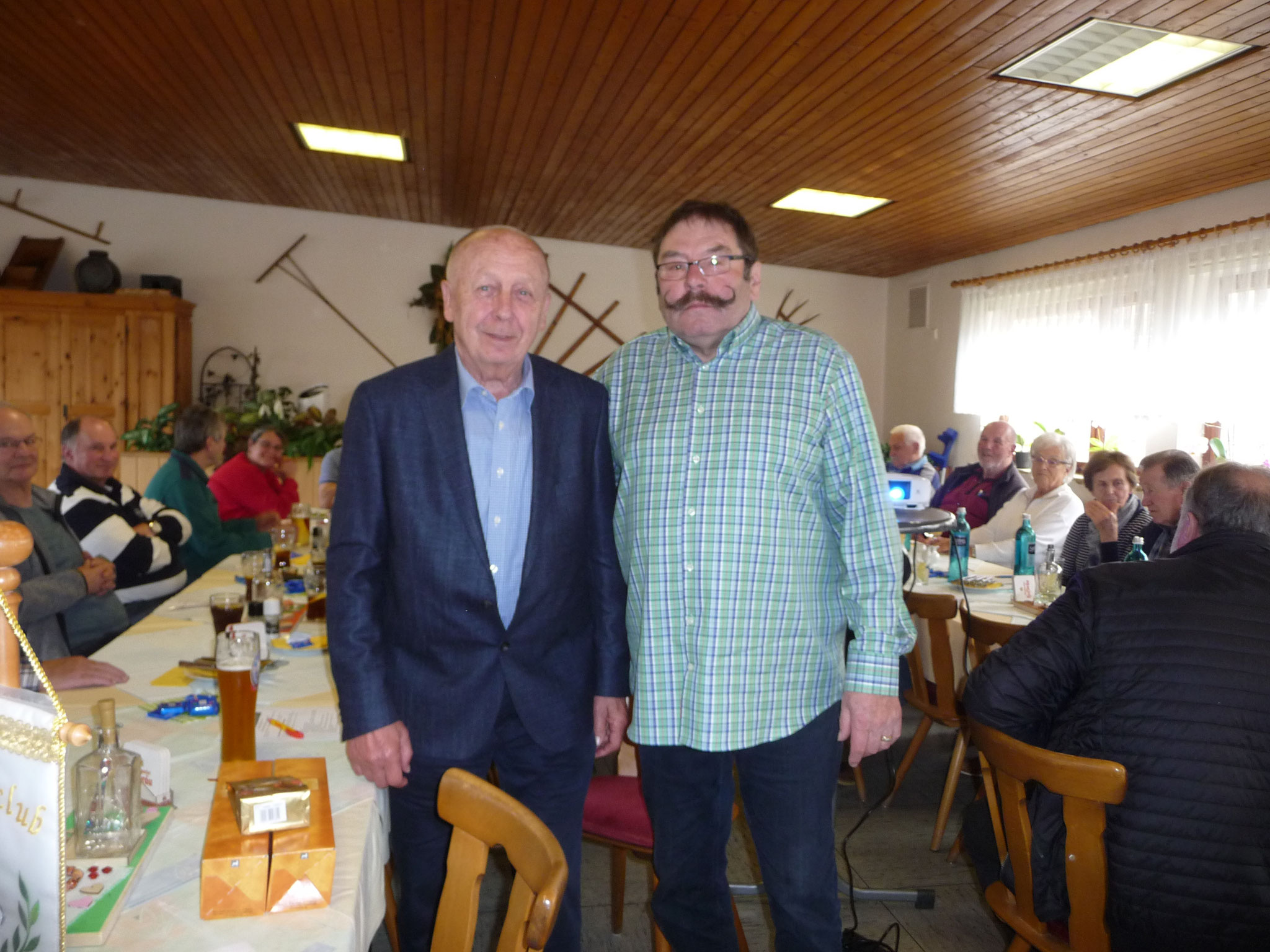 Walter Ebinger 50 Jahre im Scheckenclub