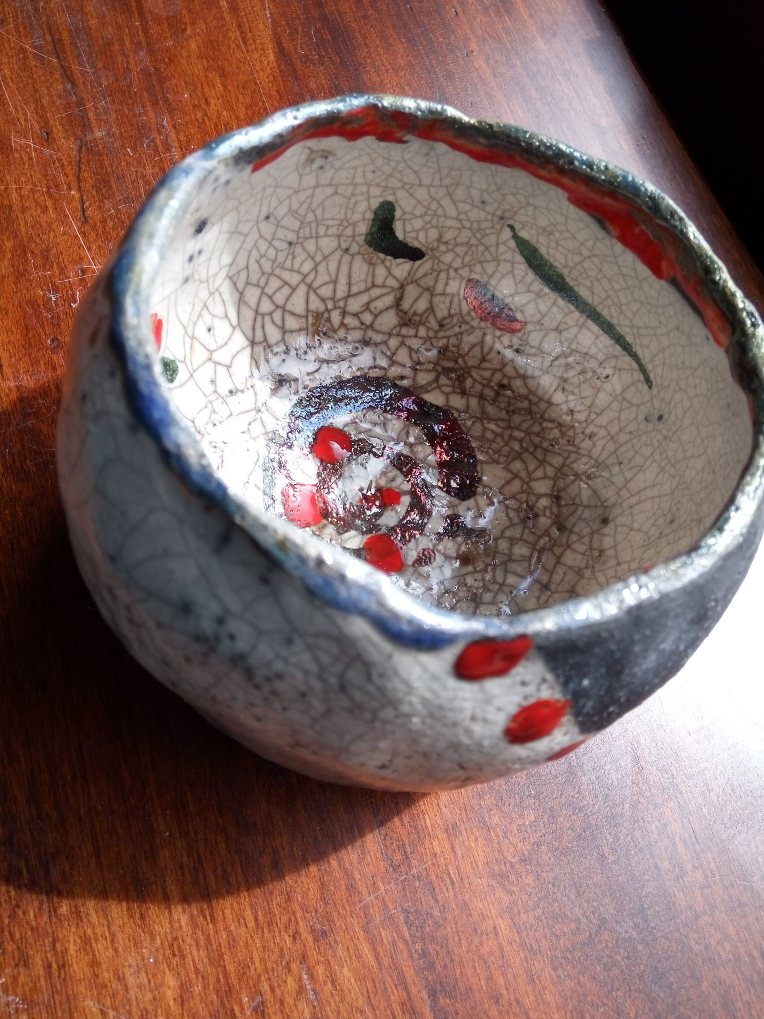 Raku bowl.