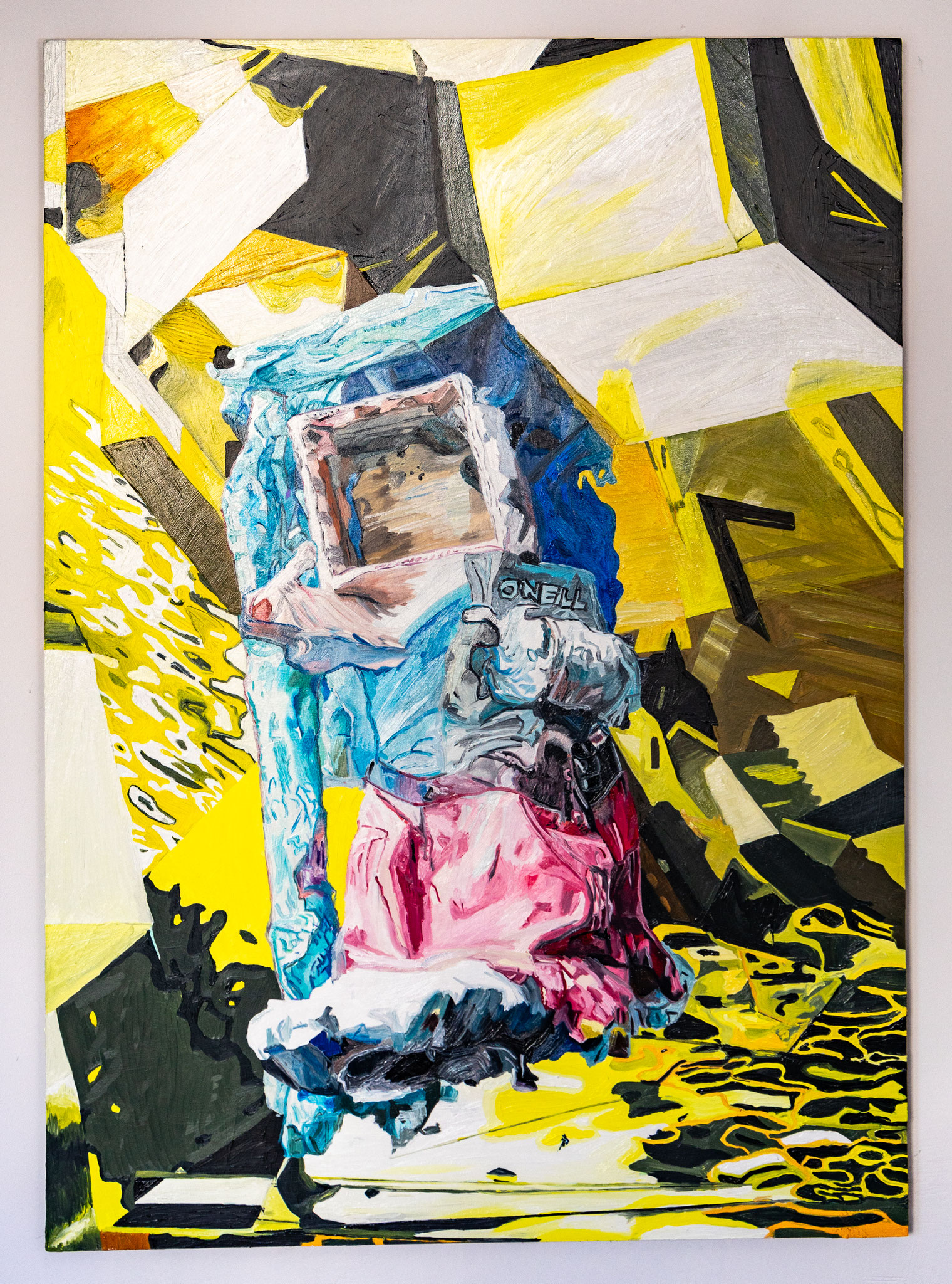 into the light, oil on wood, 92cm*128cm, 2024