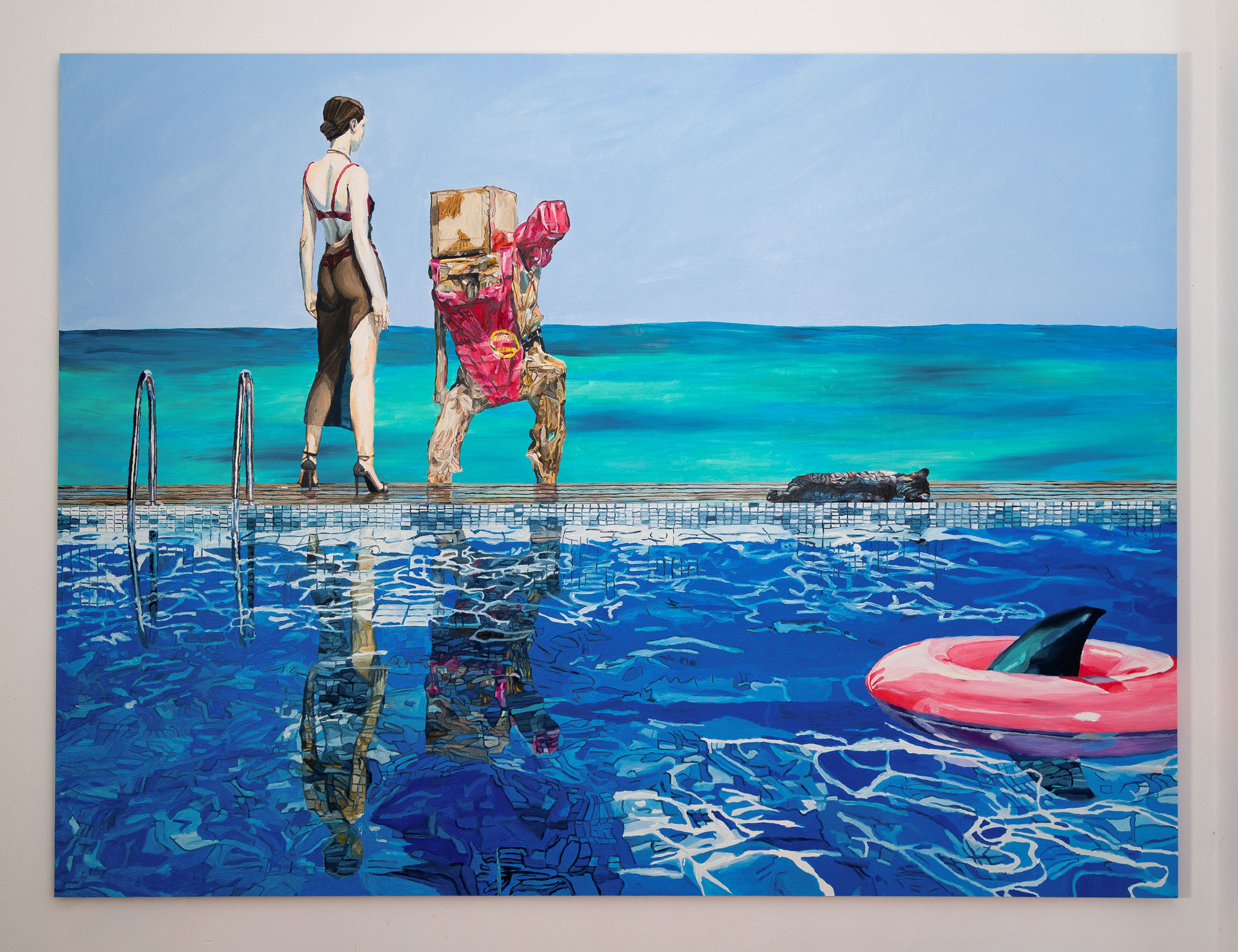 ready for duty, oil on wood, 200cm*150cm, 2025