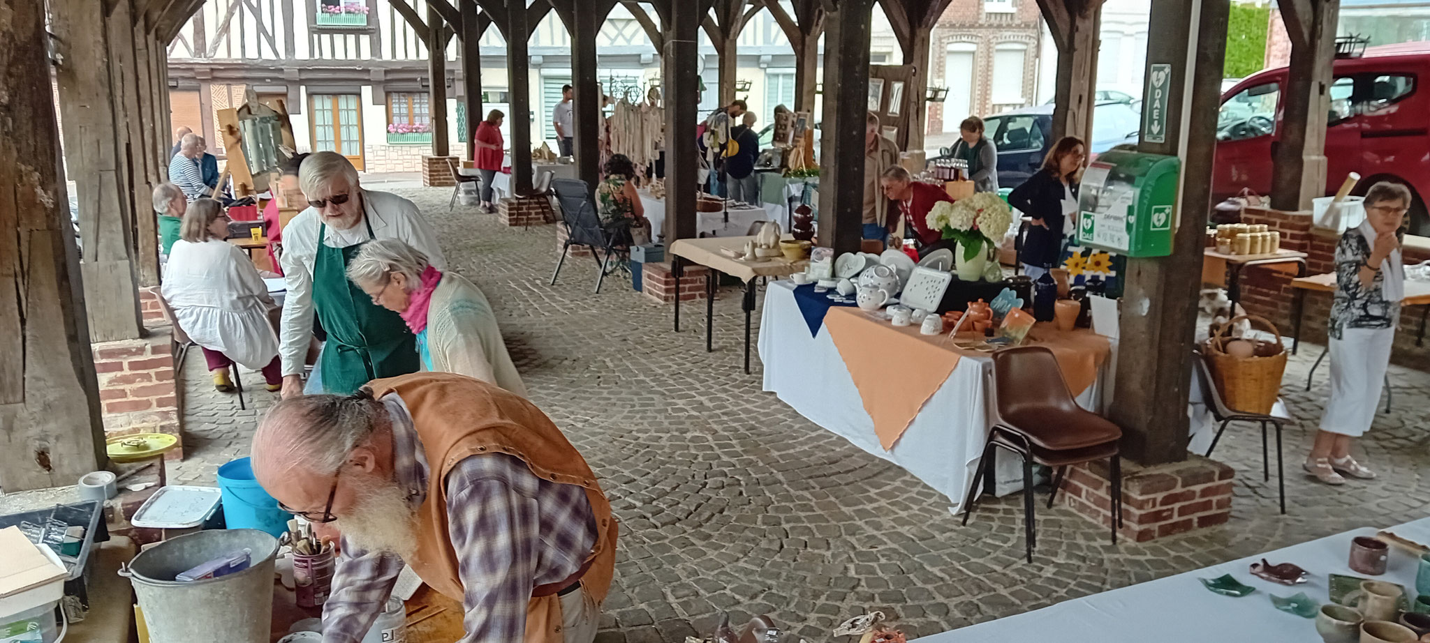 Marché sous la halle 29 juin 2025