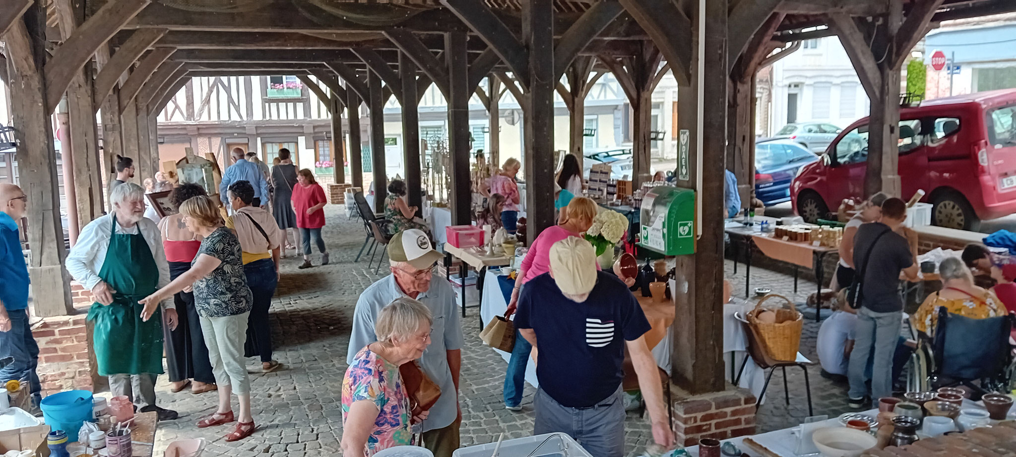 Marché sous la halle 29 juin 2025