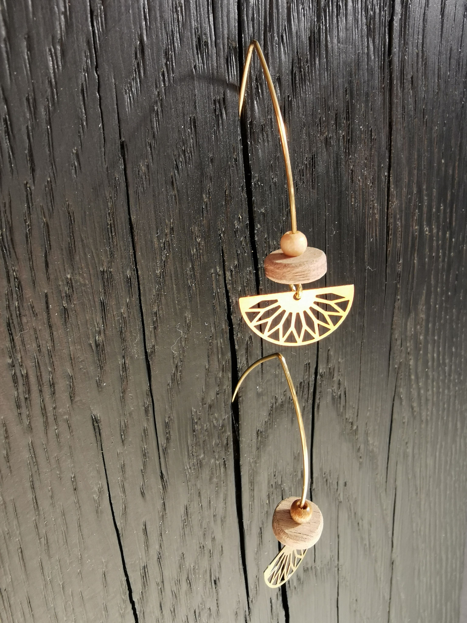 Bijoux en bois - Collection Bois & Métal