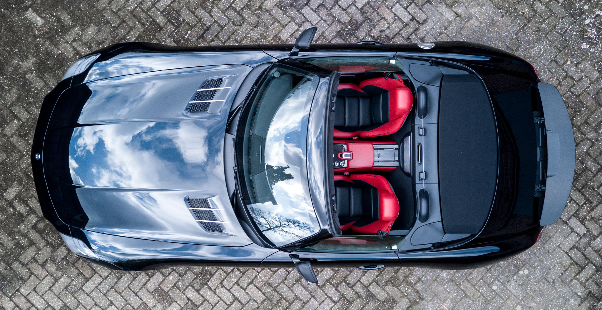 Mercedes SLS63 Roadster Full Coating Package (drone foto)