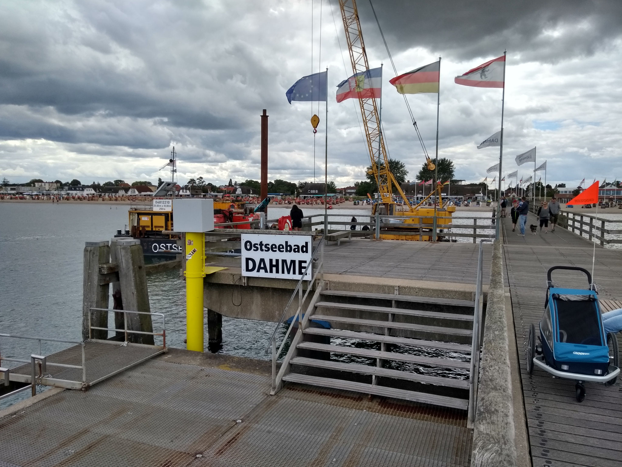 Die 1979 eingeweihte Seebrücke muss laufend unterhalten werden.