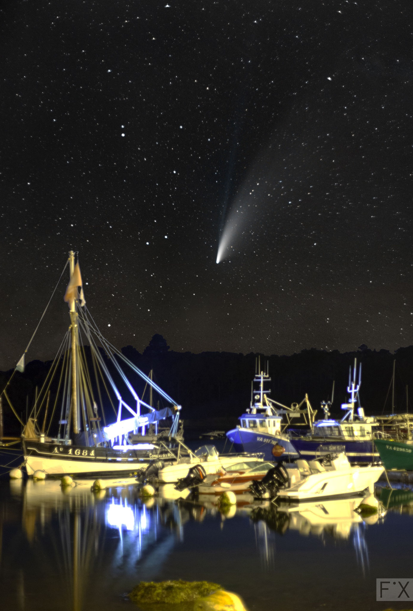Port Anna le 17 Juillet, par FX