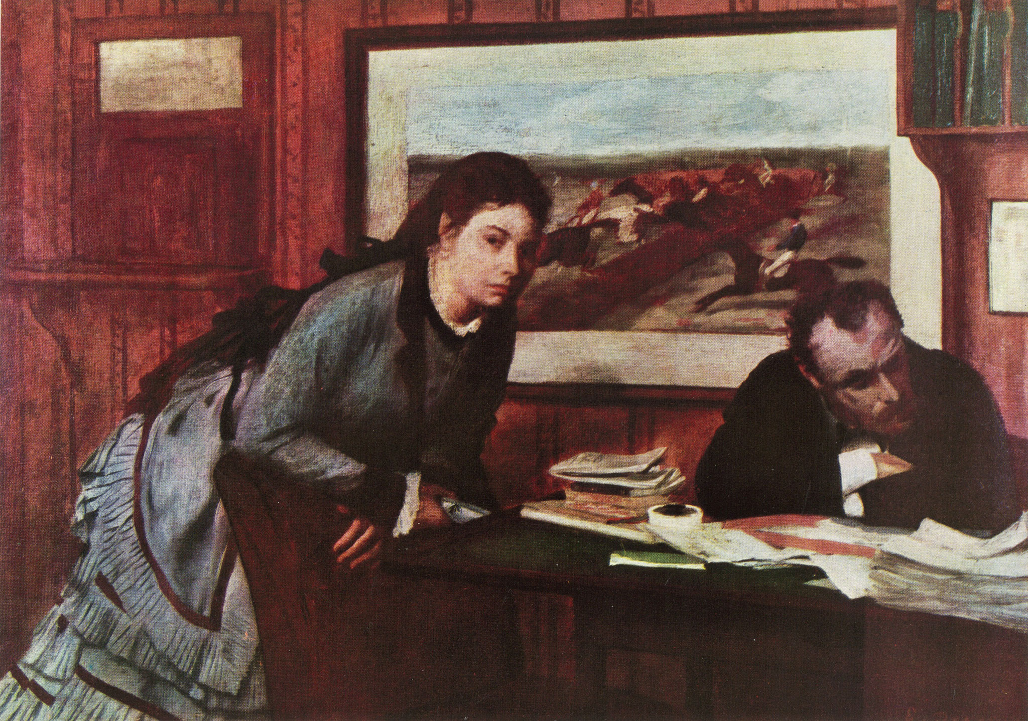 Sulking, 1870 by Edgar Degas
